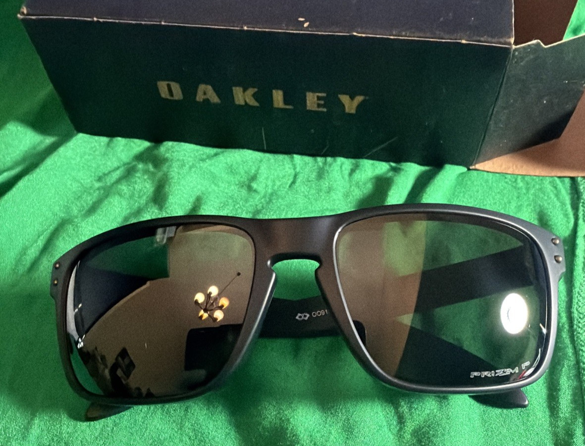 Oakley Holbrook Matte Black Rubber Coated Sunglasses