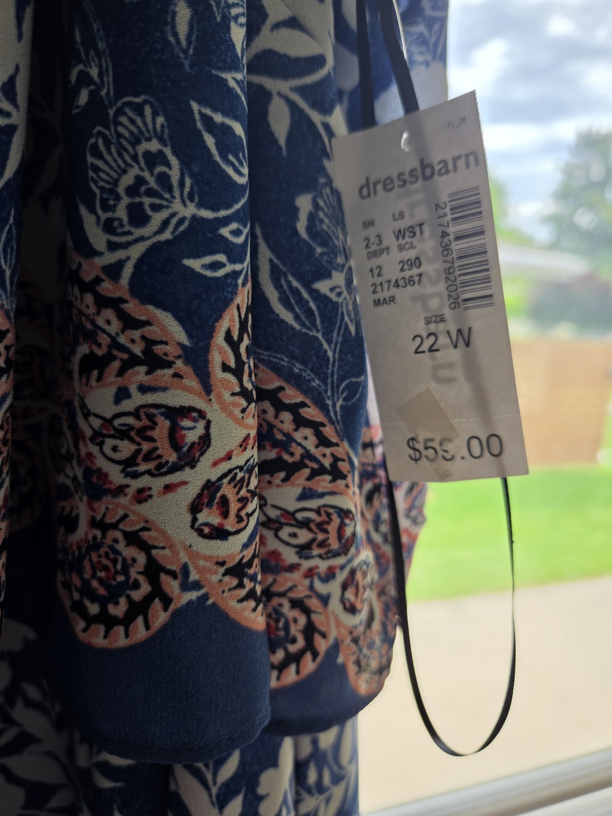 NWT Dressbarn Maxi Flowy And Floral Dress With Pink Accents