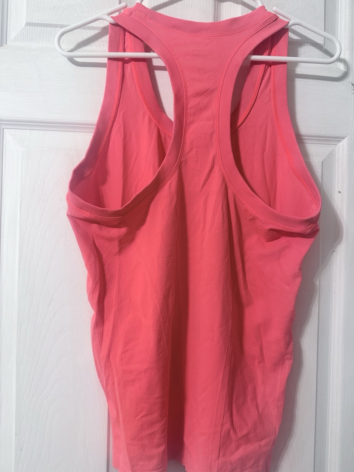 Athleta Women’s M Pink Solid Scoop Neck Racerback Lightweight Knit Tank Top