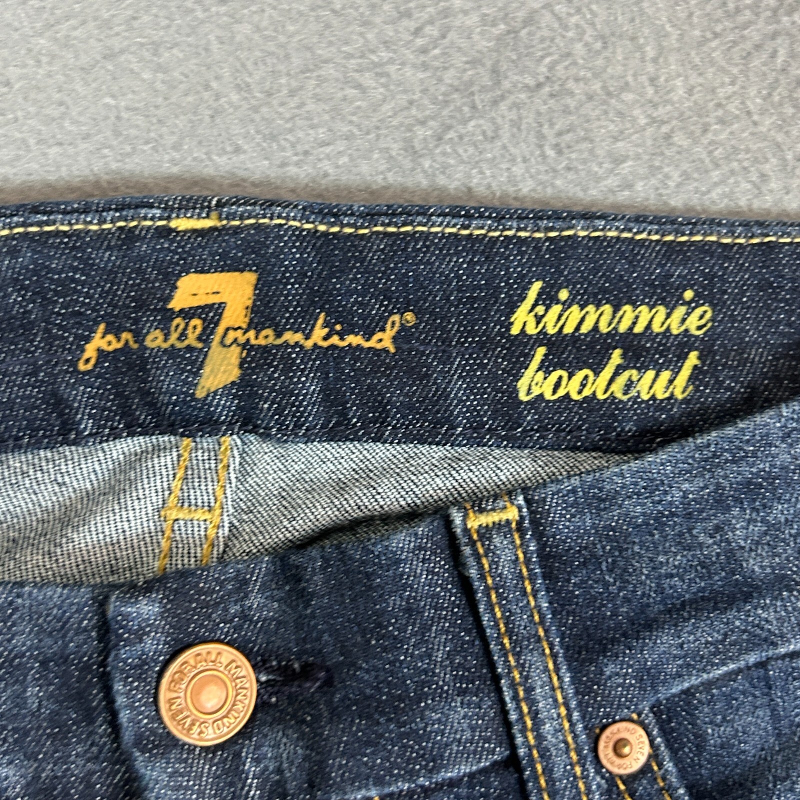 7 For All Mankind Jeans Womens Size 27 Kimmie Bootcut Stretch Denim NWT reg$198