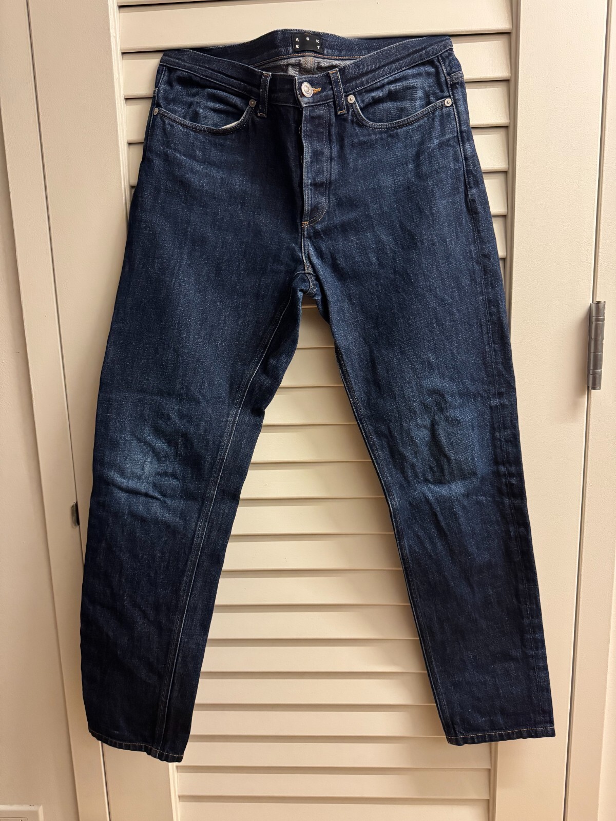 Asket denim jeans regular 32/23 (washed)