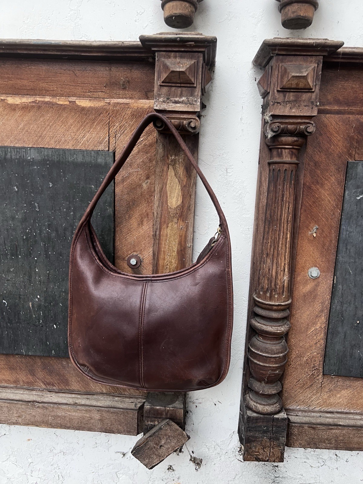 Rare Vintage Coach Ergo 9025 Hobo Leather Bag 1997 Archive Piece