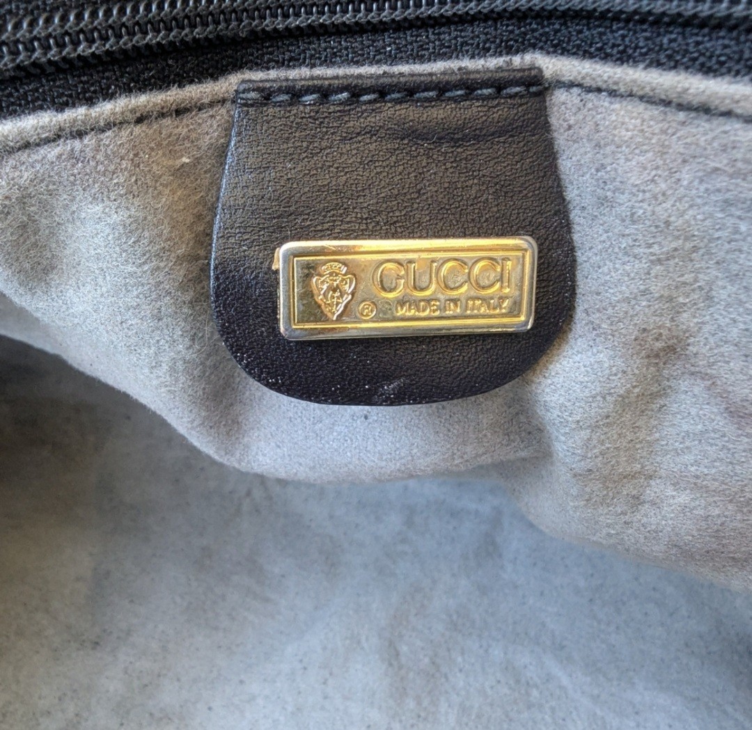 Authentic Vintage Gucci Classic Boston Bag