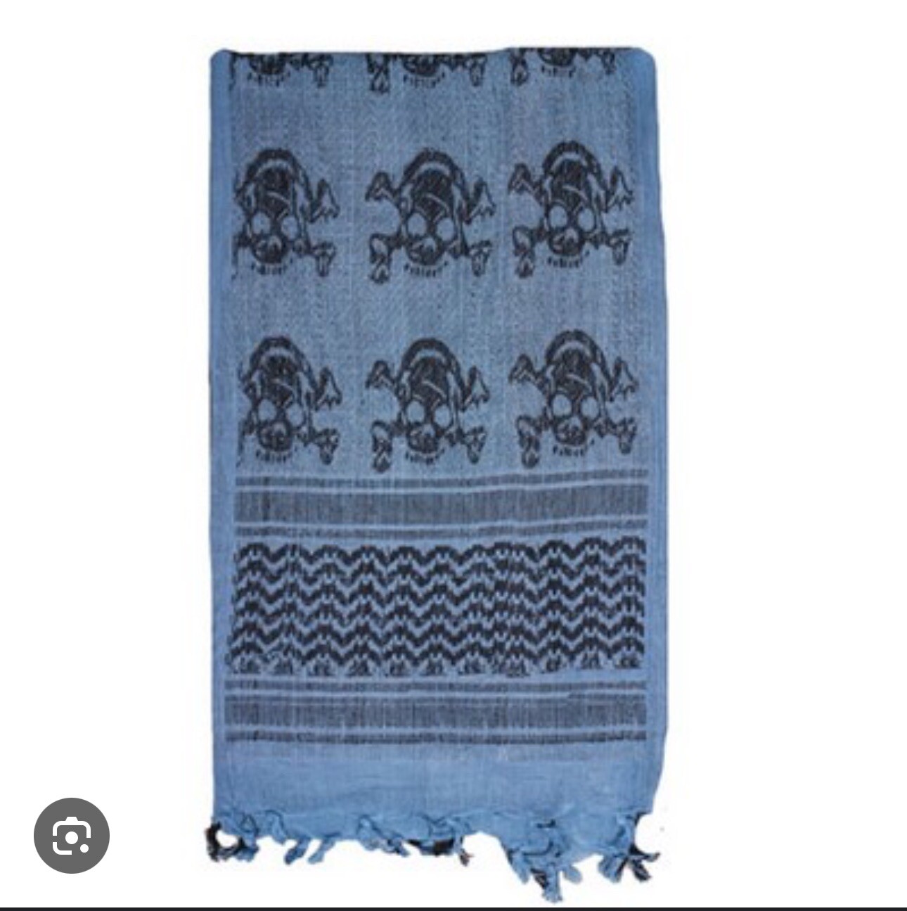 Purple Black Skulls Tactical Shemagh Head Scarf Neck Wrap New 100% Cotton