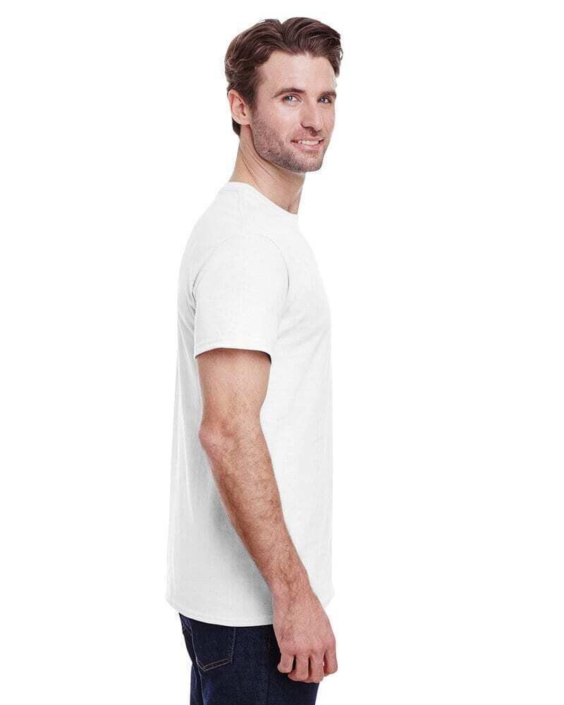 6 PACK Gildan G200 Men’s Ultra Cotton Sleeves Tee T-Shirt Black / White S-XL USA