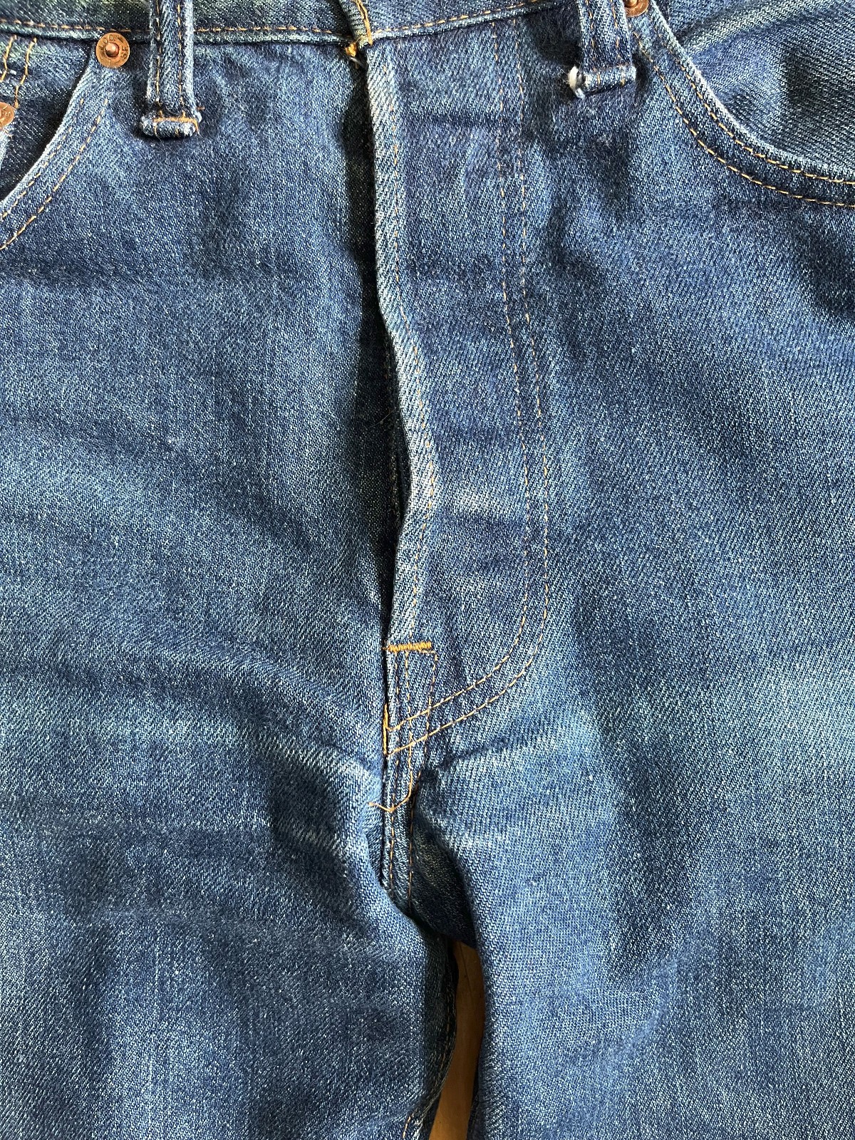 Vintage 1970s Levi’s 501XX Selvedge Denim Jeans Dark Wash Made in USA 30×32.25