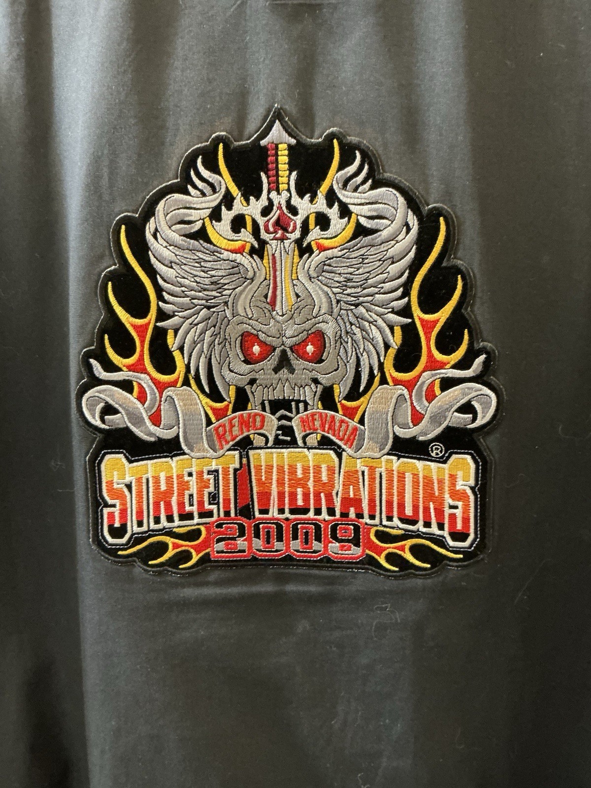 Blue&White By Magic Group Street Vibrations Black Shirt Men’s L Reno 2009