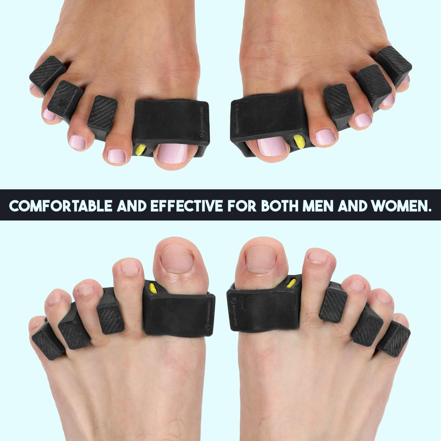 APEX Adjustable Toe Separators, Spreaders, Spacers, Straightener to Black