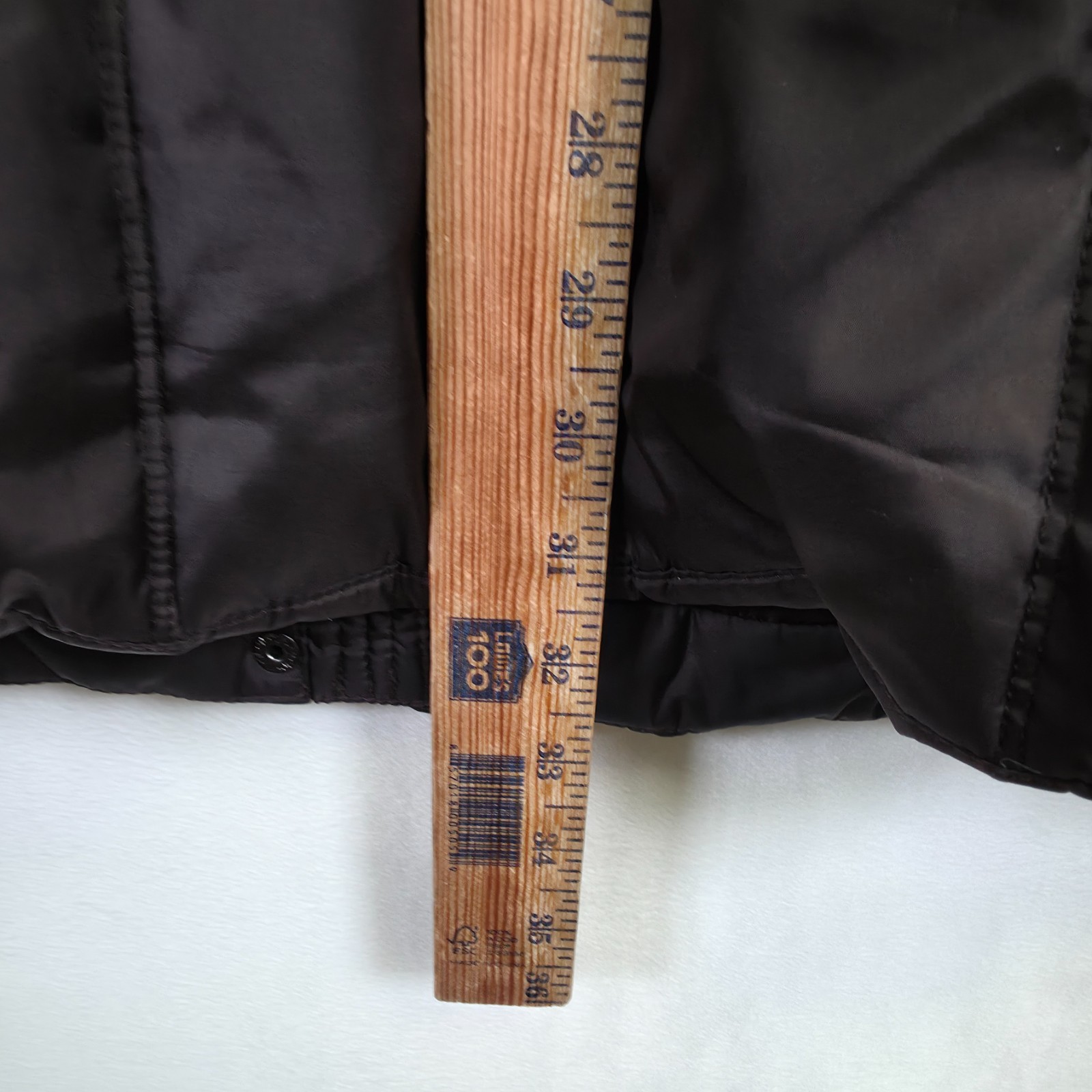 Andrew Marc Puffer Jacket Womens L Brown Quilt Down Insulated Street Winter Coat
