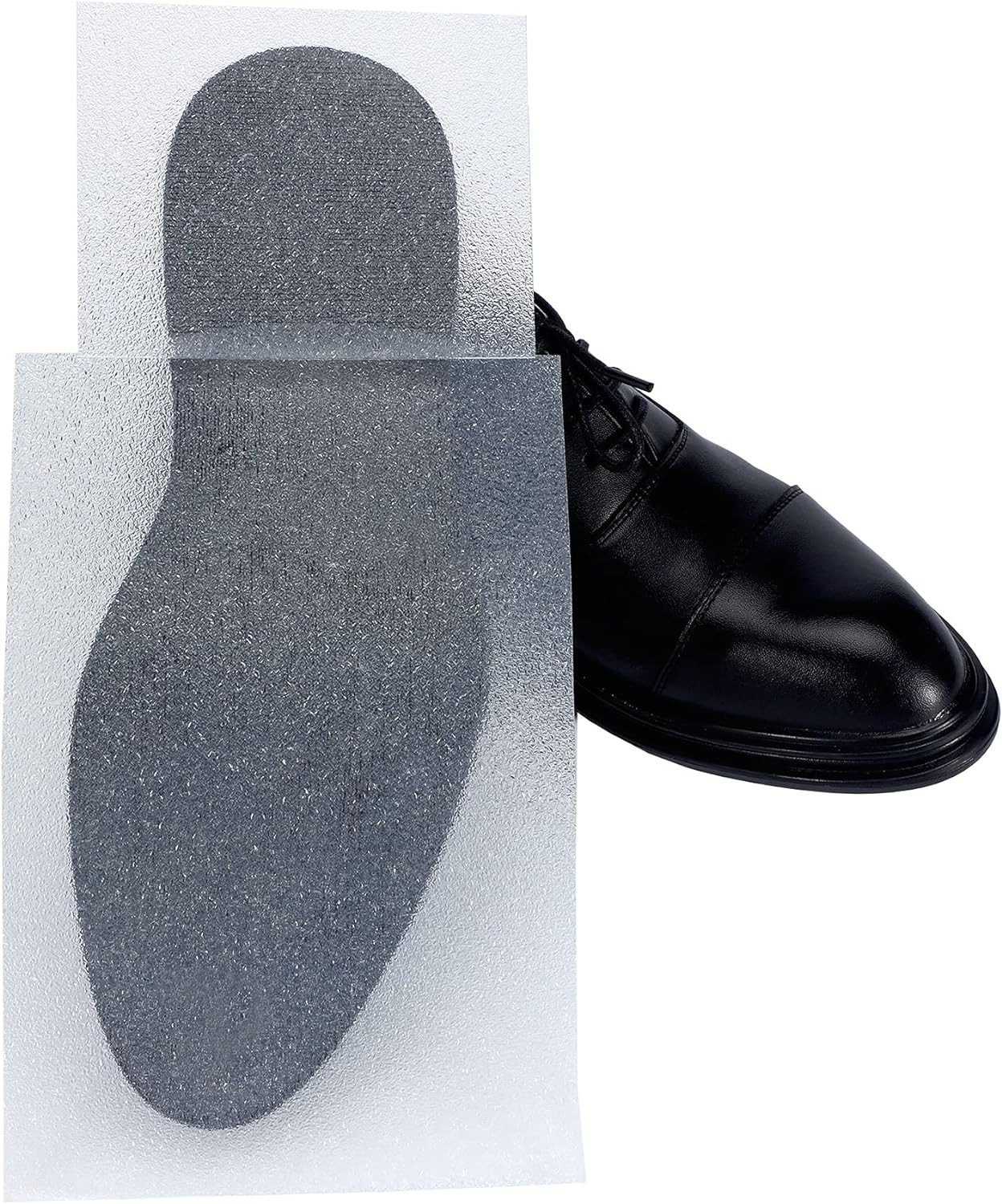 8 Pieces Clear Sole anti Slip Protector Self-Stick Pads Shoe Bottom Cover Remova
