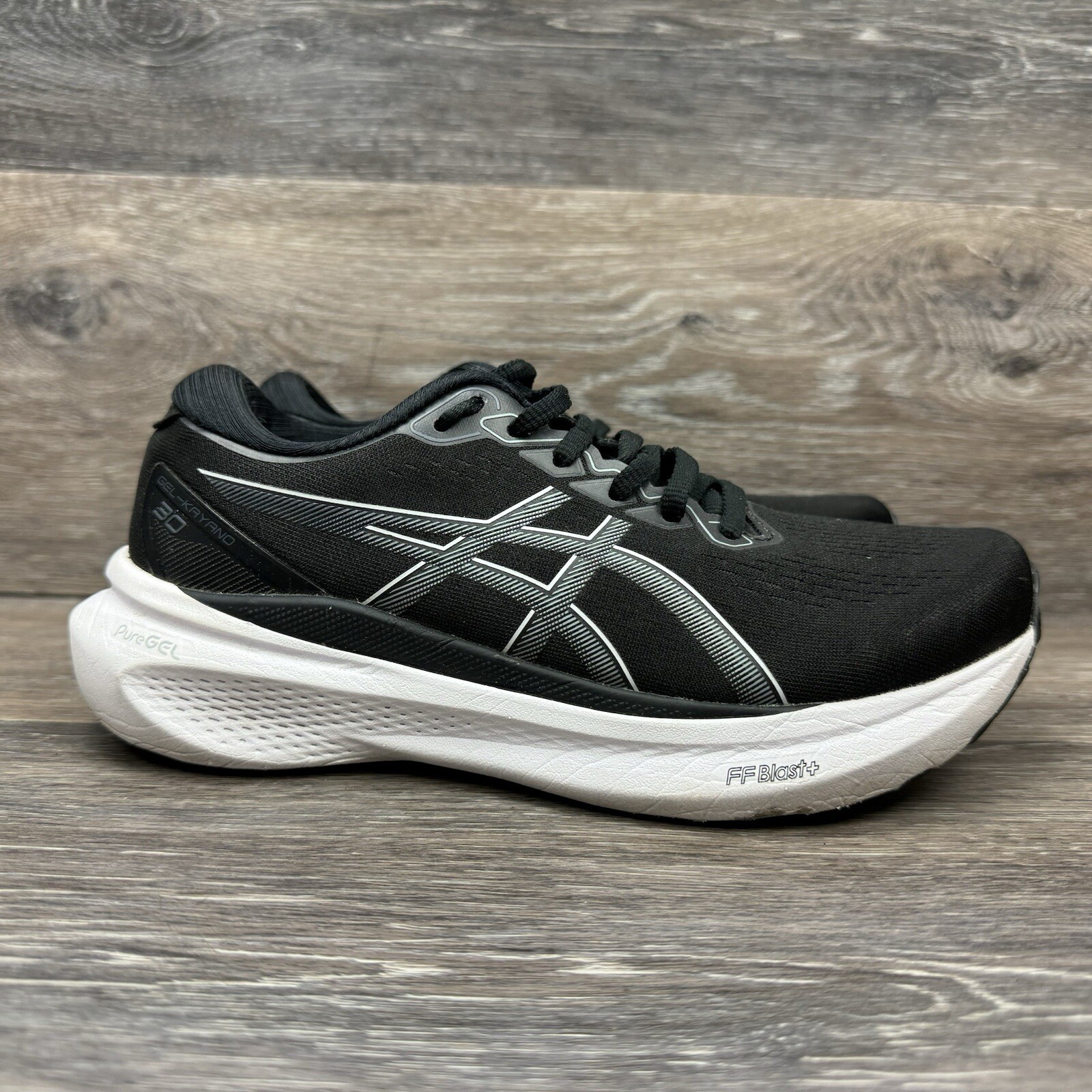 Asics Gel Kayano 30 Women’s Size 5.5 Med ‘Black/white’ Running Shoes 1012B357