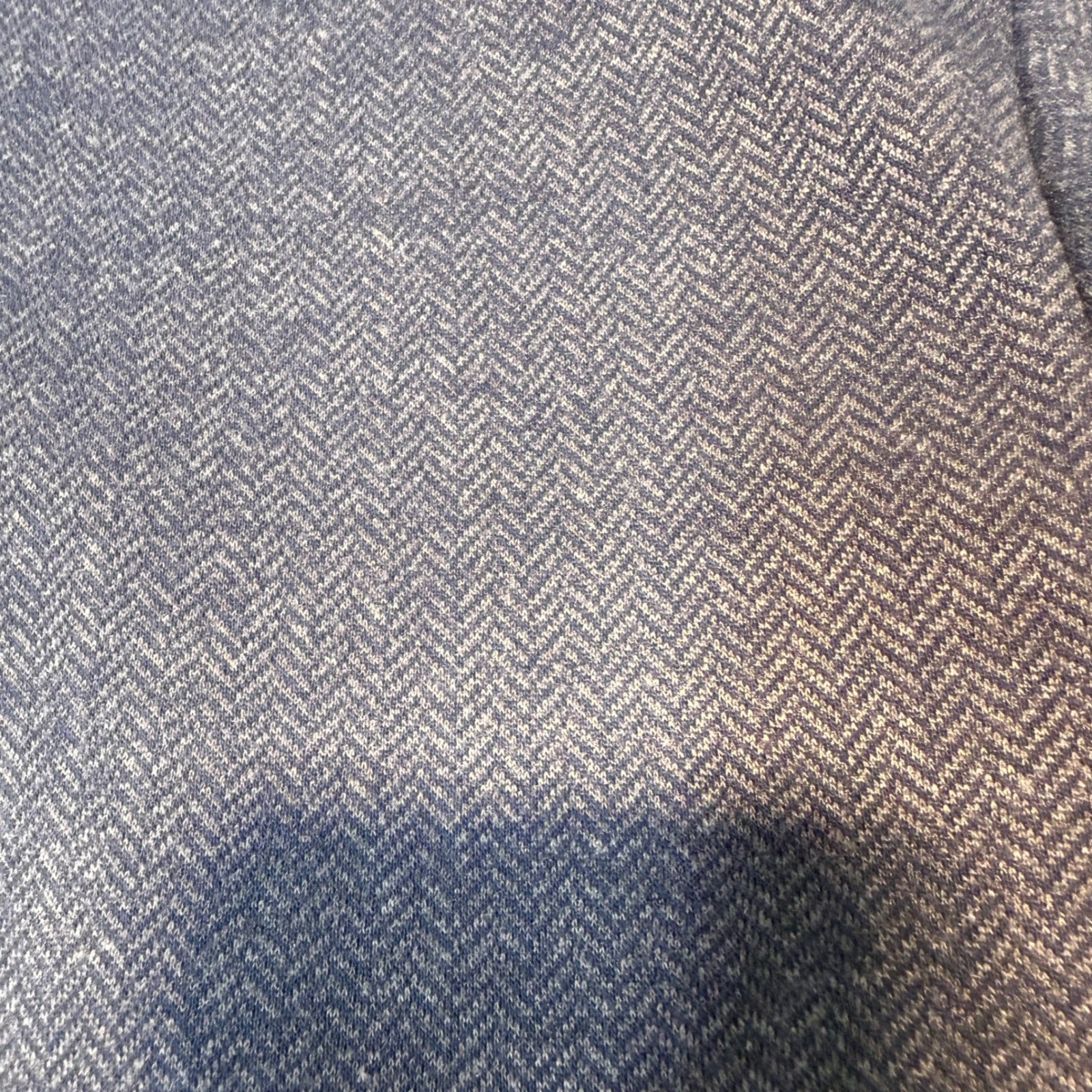 The Savile Row Blazer Mens 46R Blue Herringbone Unstructured Sport Coat