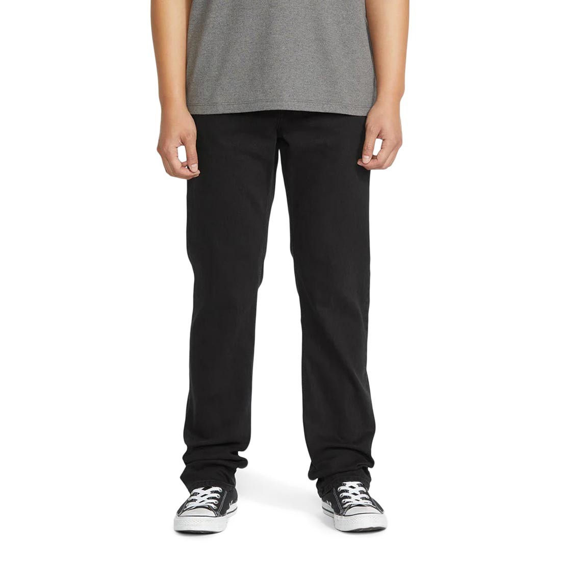 Volcom Solver Straight Fit Jeans – Blackout (SP26)