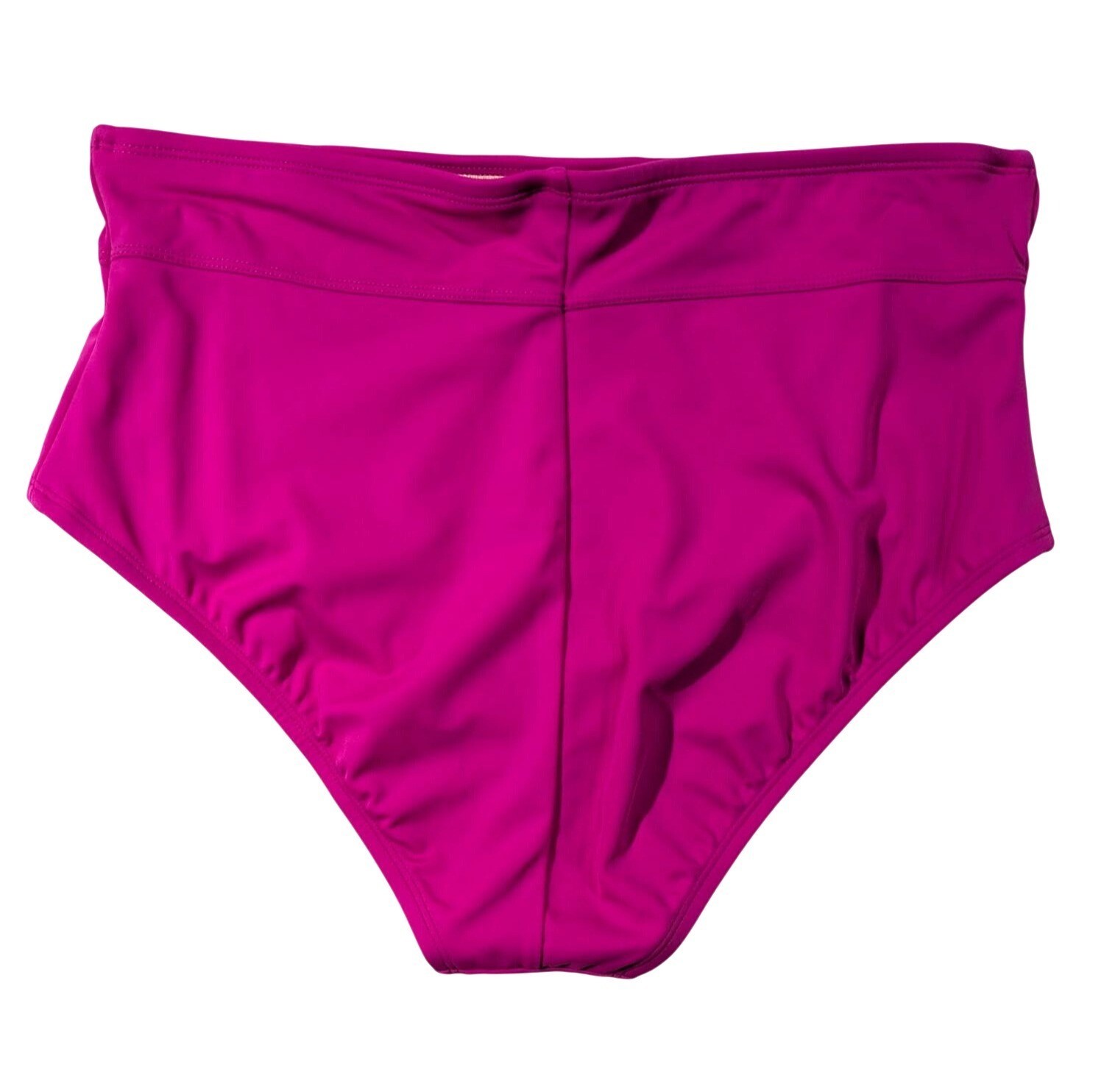 Kona Sol High-Waist Bikini Bottoms Magenta Size Large Swimwear NWT
