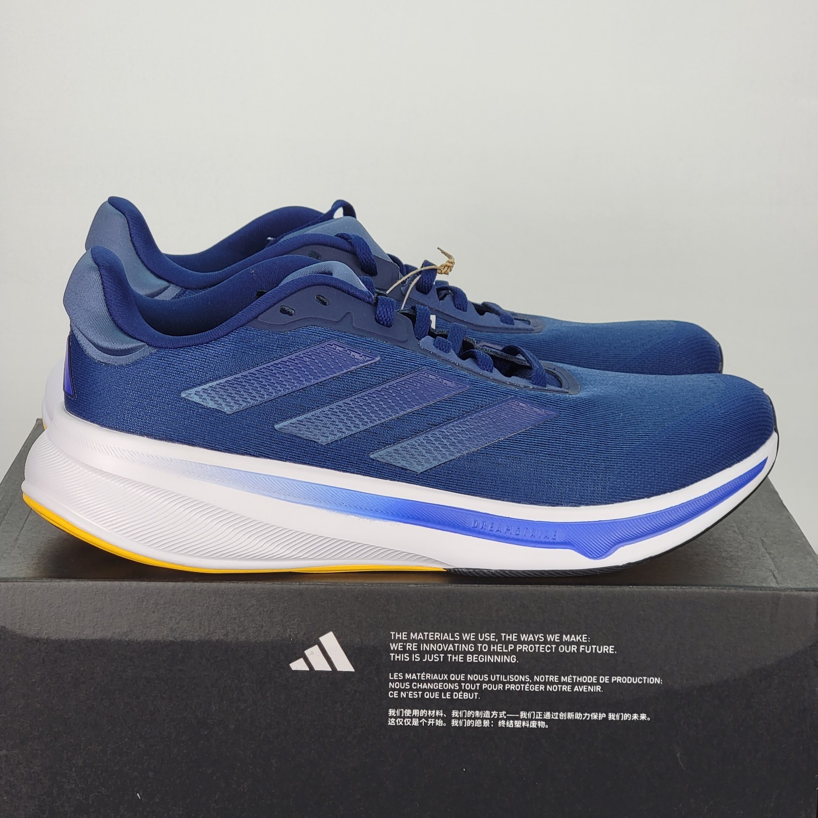 Adidas Response Super Men’s Size 11.5 Running Shoes Blue Athletic Sneakers
