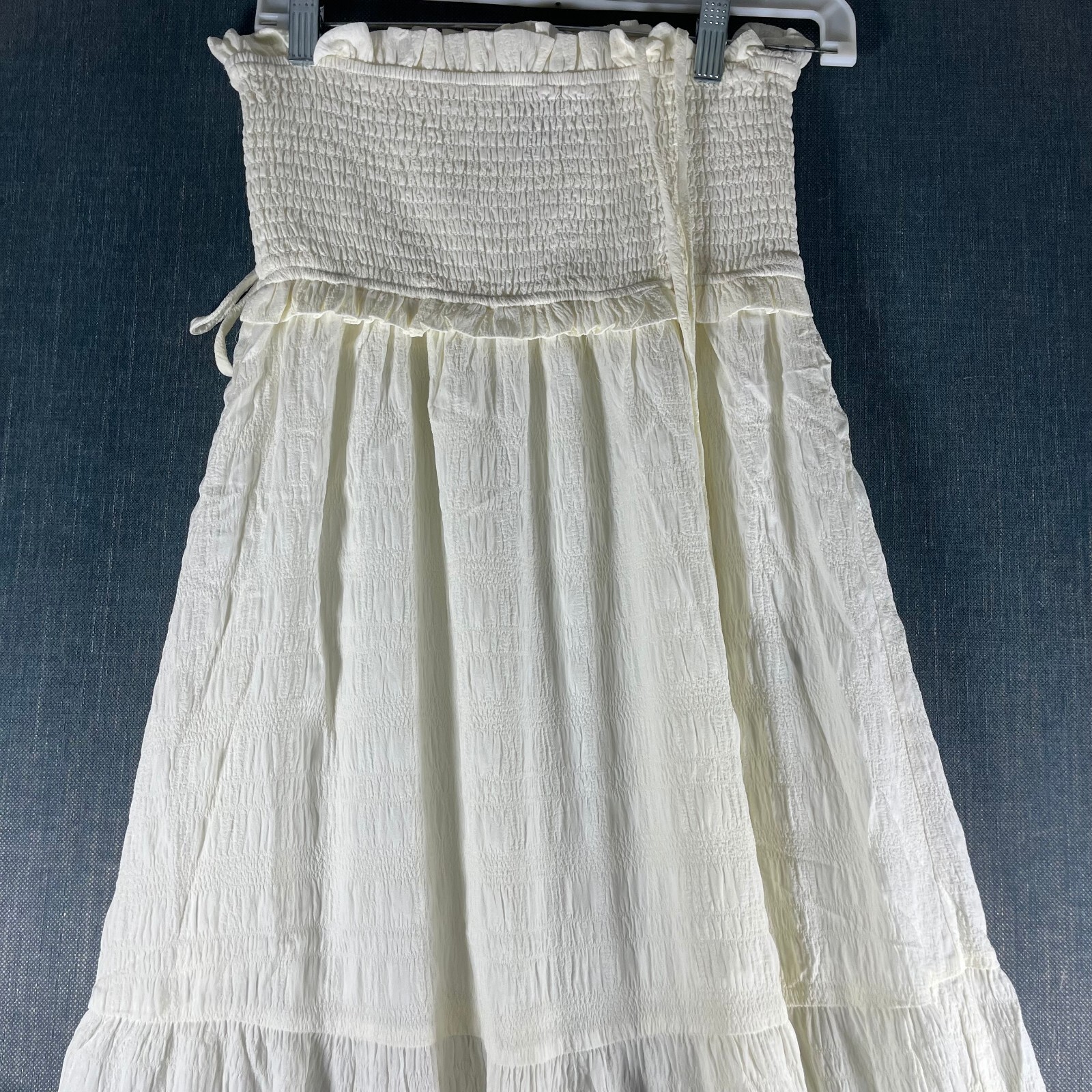 Forever 21 Womens Dress Size M Polyester Blend Spaghetti Strap Beige