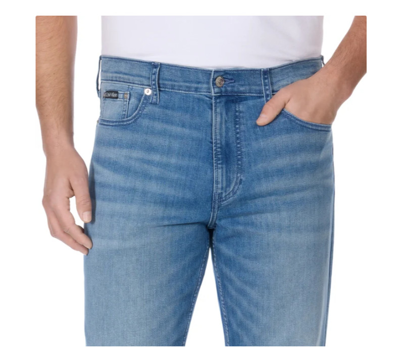 Calvin Klein Men’s Jean Straight Fit Blue Size 38×30