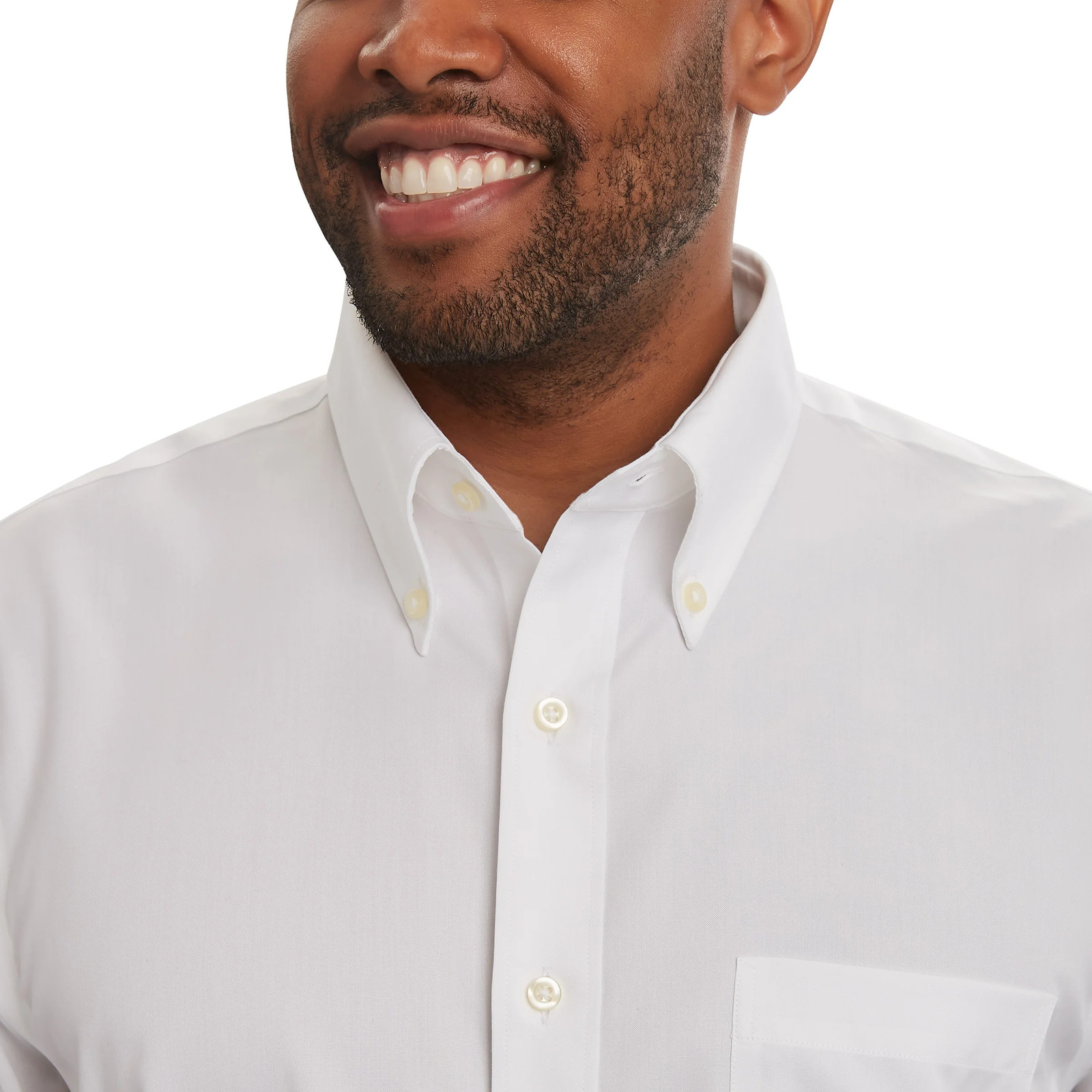 Kirkland Signature Men’s Traditional Fit Dress Shirt – Exact Sleeve Length