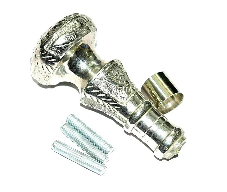 Stick Handle Brass Silver Cane Head Handle Only Walking Head Handle Beast Gift
