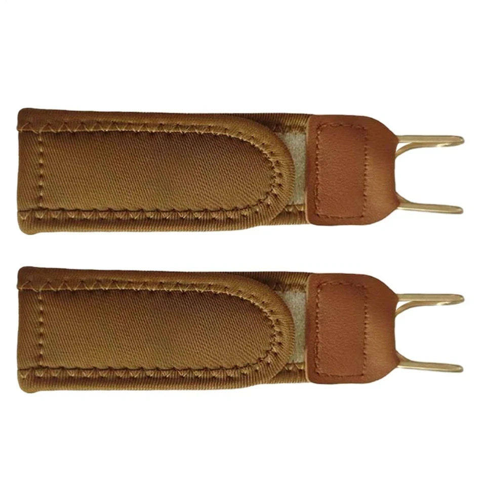 2PCS Metal Hook Elastic Belt Unisex Buckle, Less Invisible Waist Belt Closure