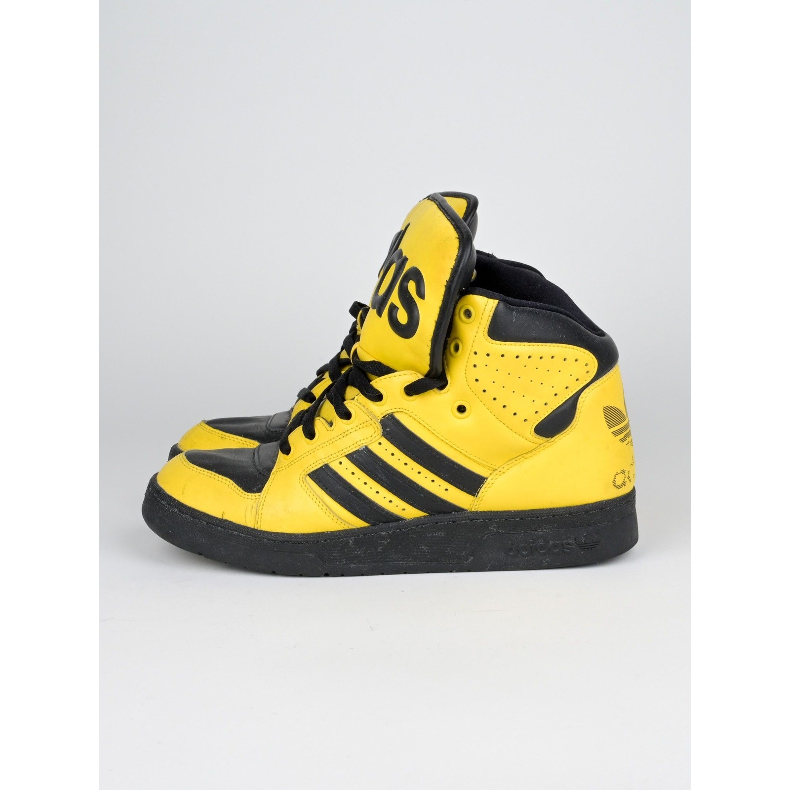 Adidas x Jeremy Scott S/S 2012 Instinct Hi (Black/Yellow) – Size 10