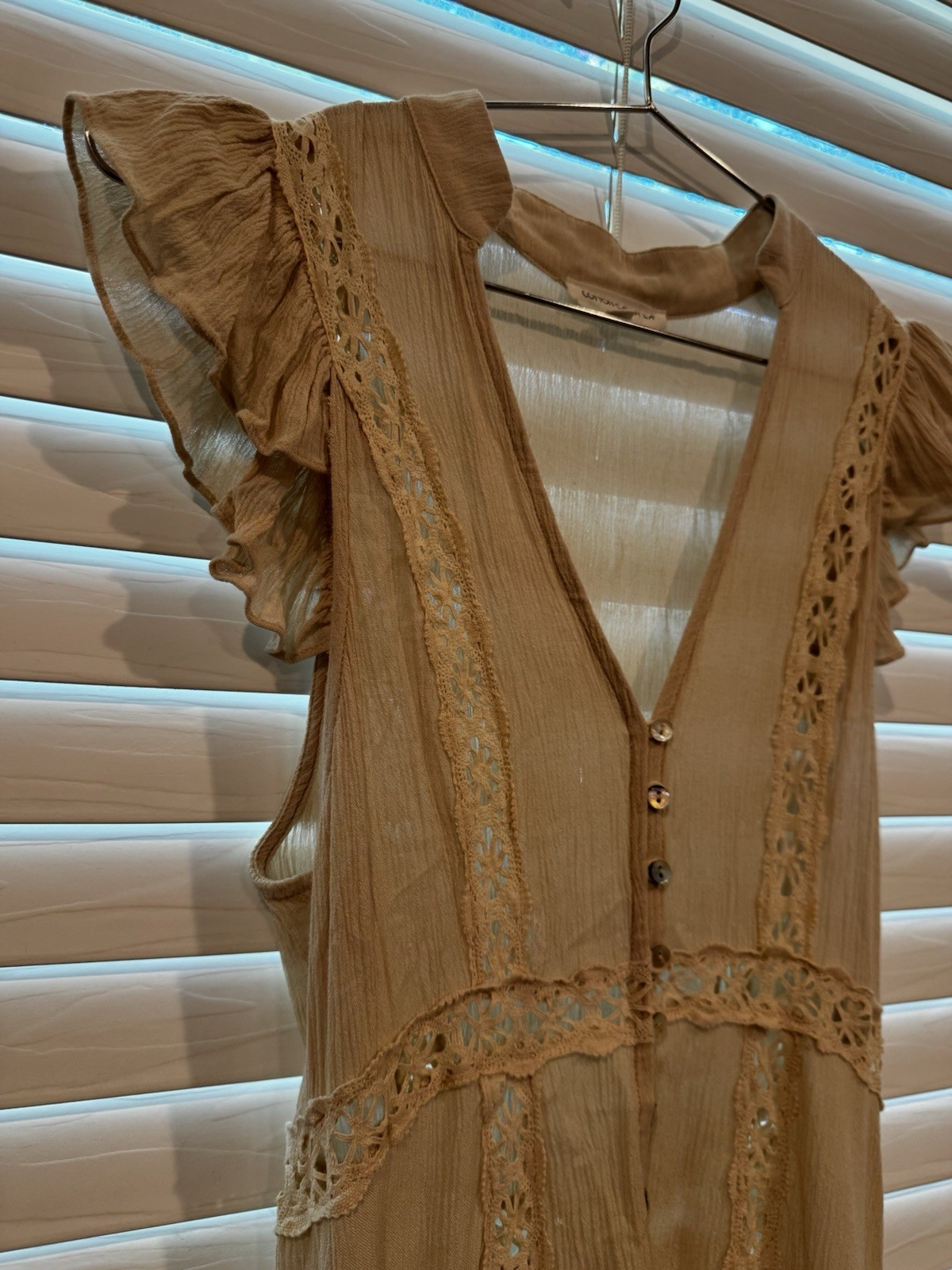 Womens Coverup Maxi Top Dress Layer S Crochet Sheer Bohemian Hippie Festival
