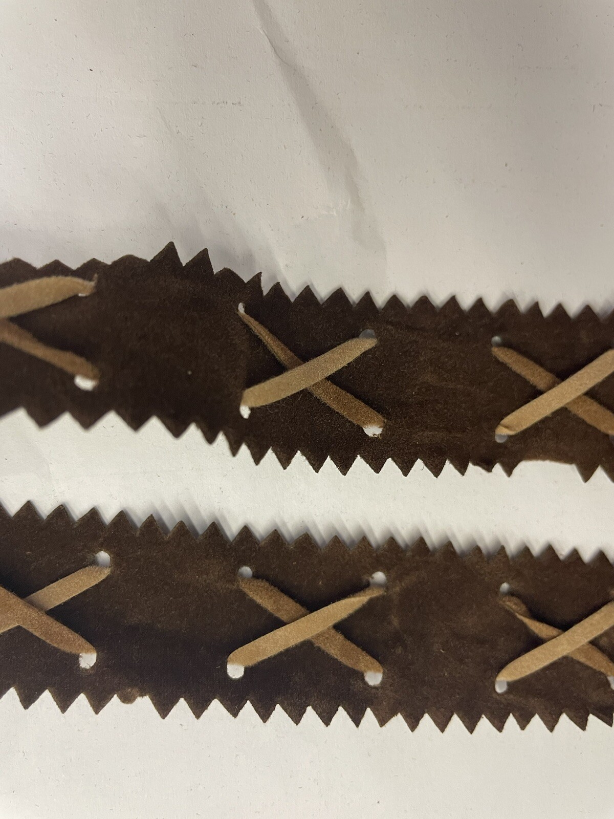 WHOLESALE 60 yards Brown with beige cross Cross trim great For customs