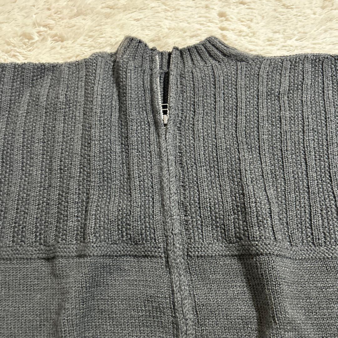 Two Moon Black Half-Zip Sweater Size M Ribbed Knit