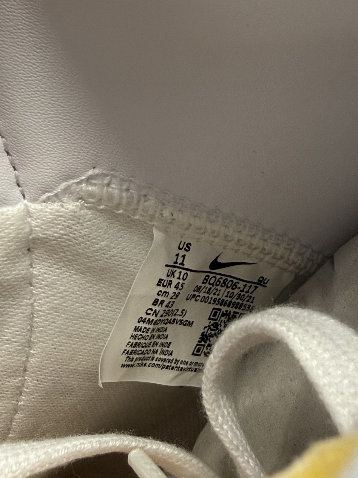 Nike Blazer Mid ’77 “Mismatched” Men’s Shoes White-Medium Blue BQ6806-117