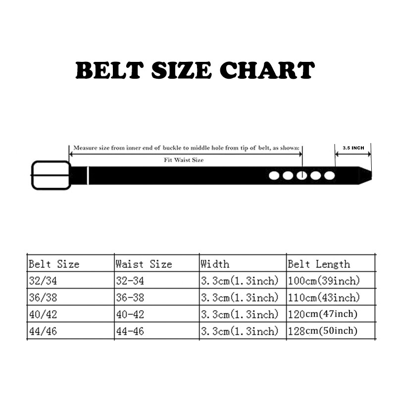 Mens Belt Genuine Leather Belts for Men Dress Belt 1.3inch Width