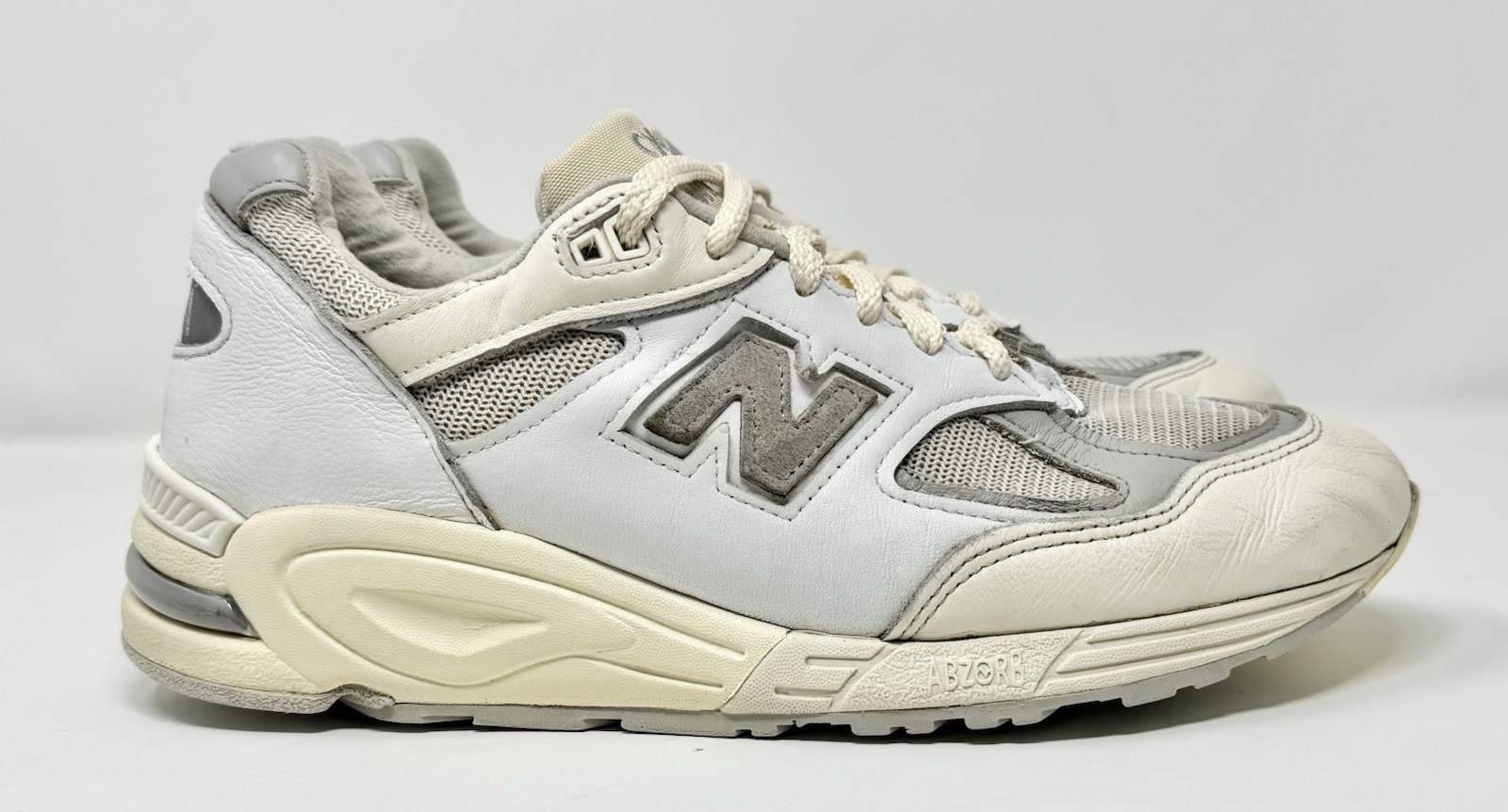 New Balance 990v2 MiUSA Teddy Santis Sea Salt M990TC2 Running Shoes sz 9.5