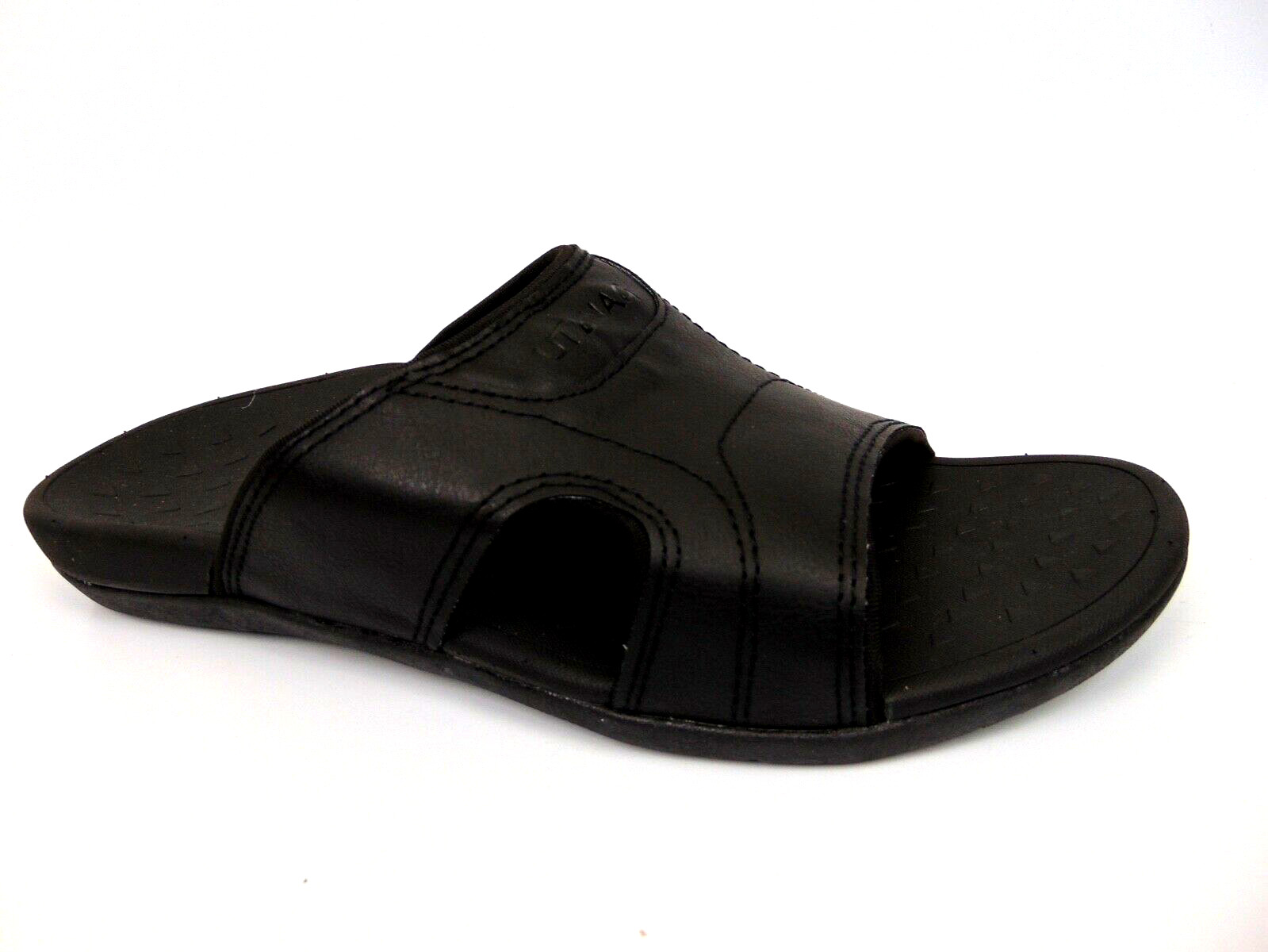 UTENAG Men’s Orthotic Arch Support Slide Sandals Size 8.0 M, Black, NEW,
