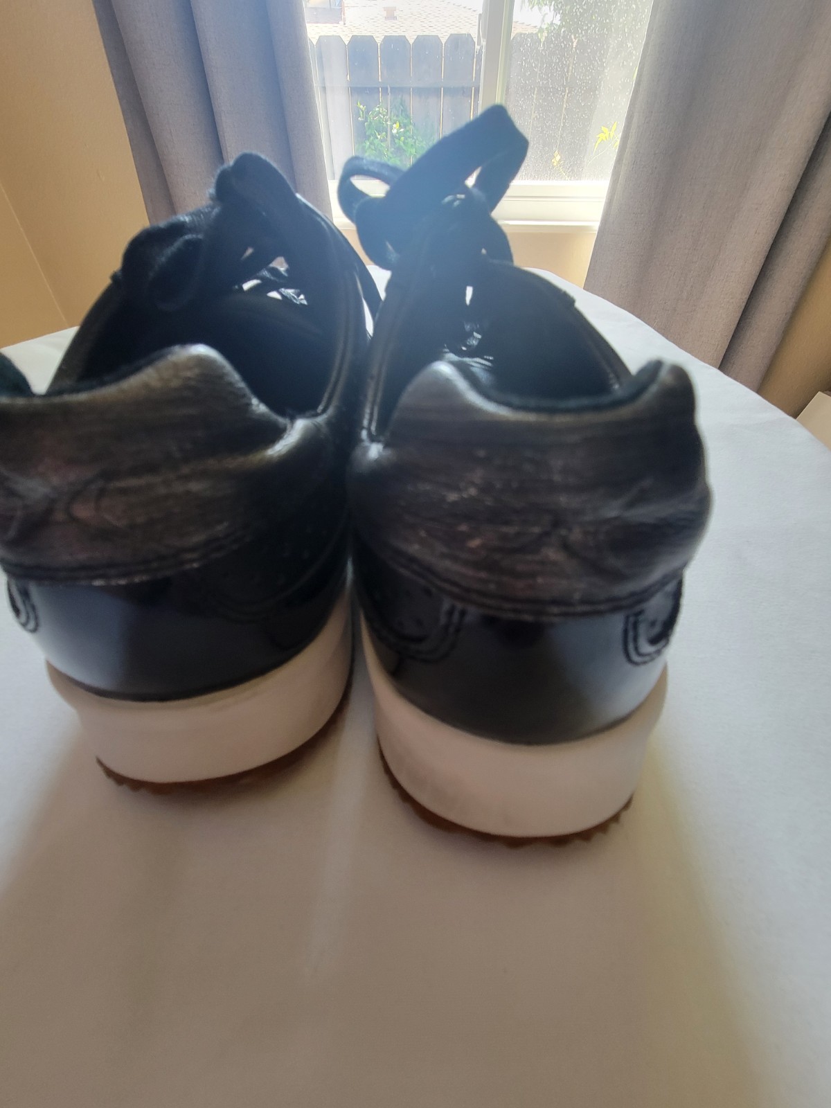 Aetrex Daphne Sneakers Leather/Suede Black Women’s Size 8