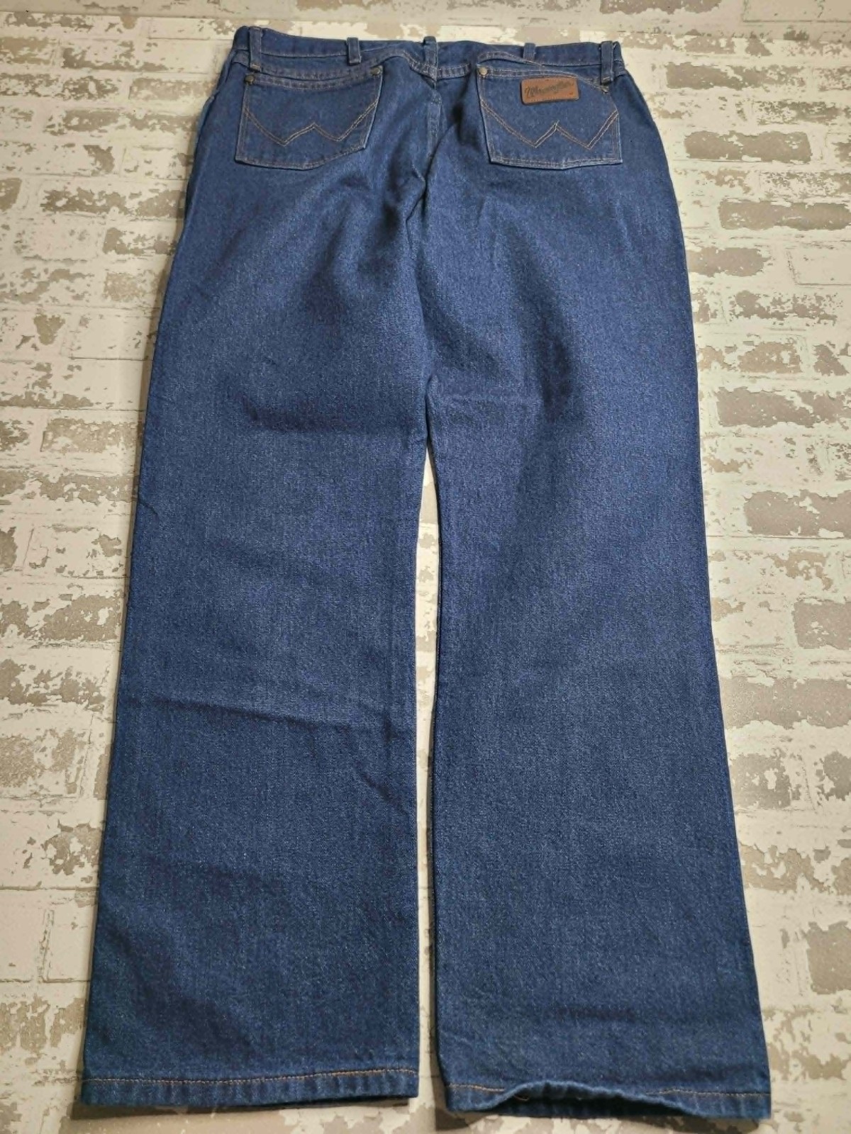 Wrangler 47MWZ Regular Fit Denim Jeans Men’s 38×32 100% Cotton Western Cowboy