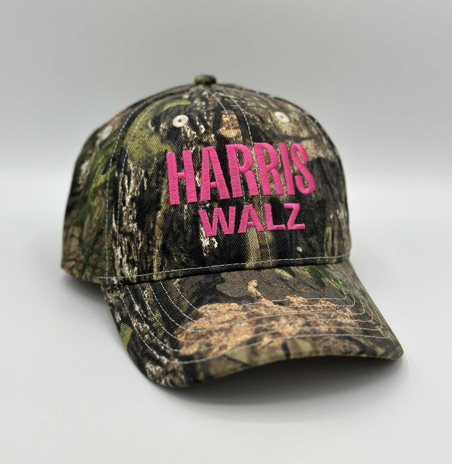 Harris Walz embroidered Camo Hat Kamala Tim Walz 2024 Election campaign Hats