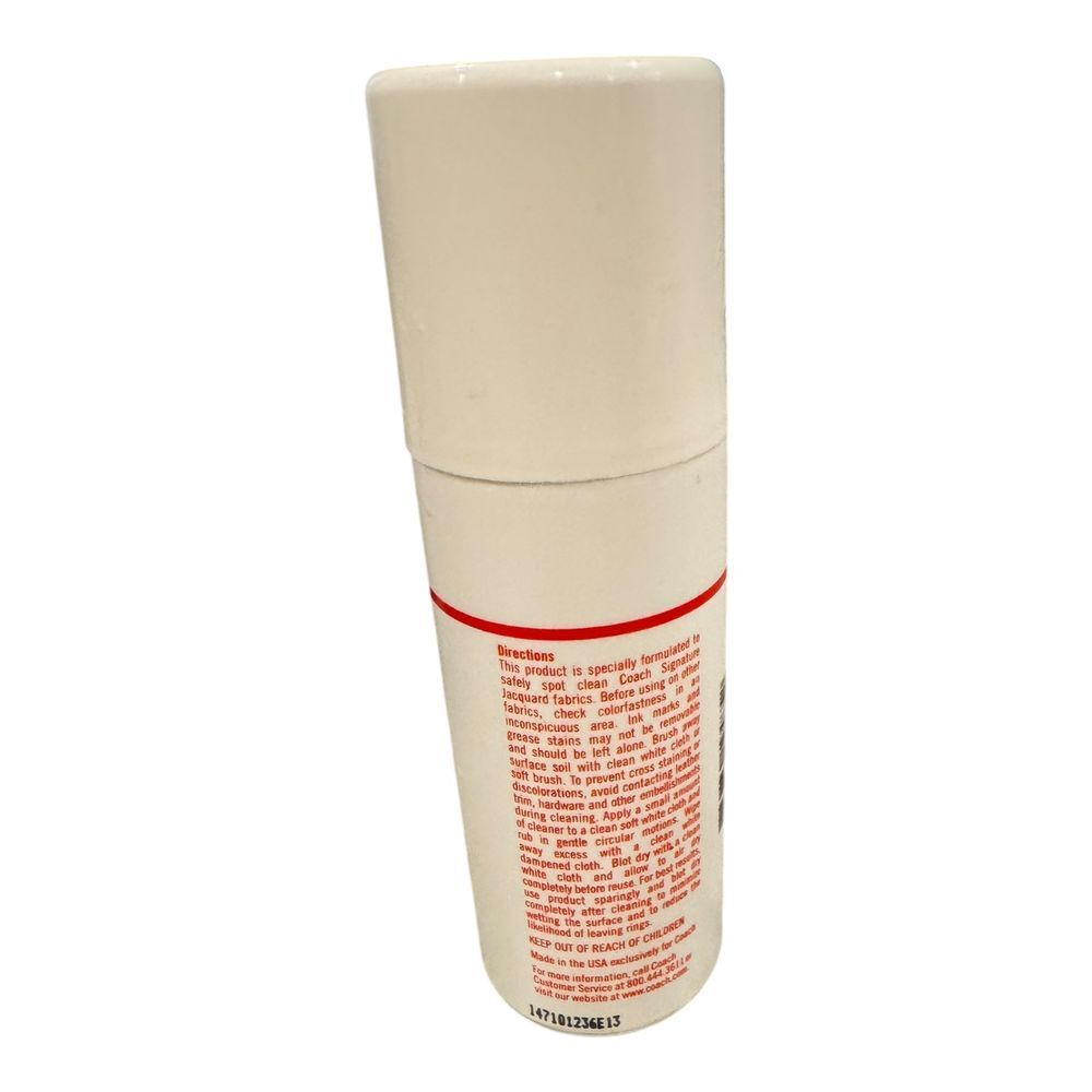 Coach Signature Fabric Cleaner Professional Care Product for Designer Bags 6oz
