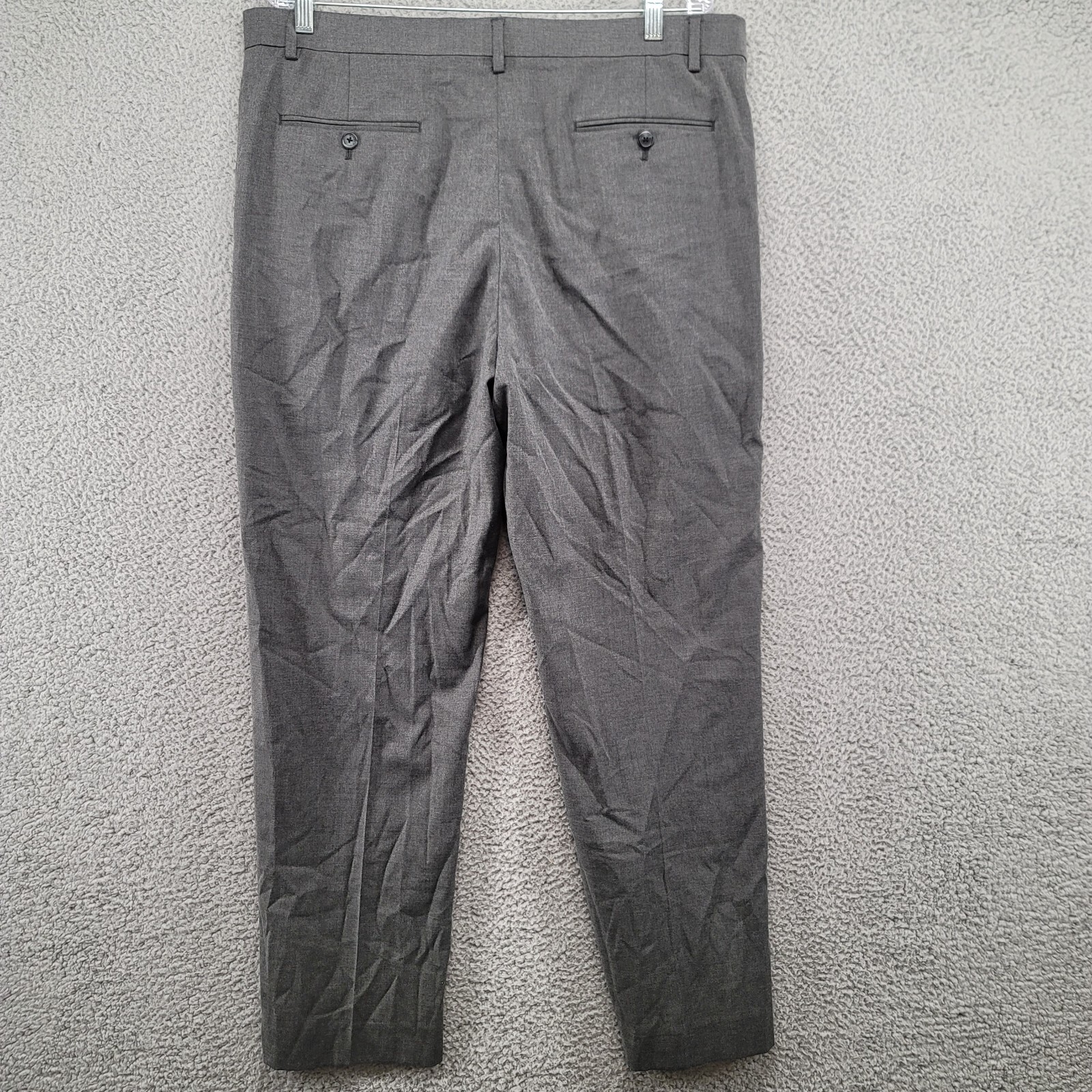 Murano Pants men’s dress pants 38×30 gray ZAC classic fit wardrobe essentials