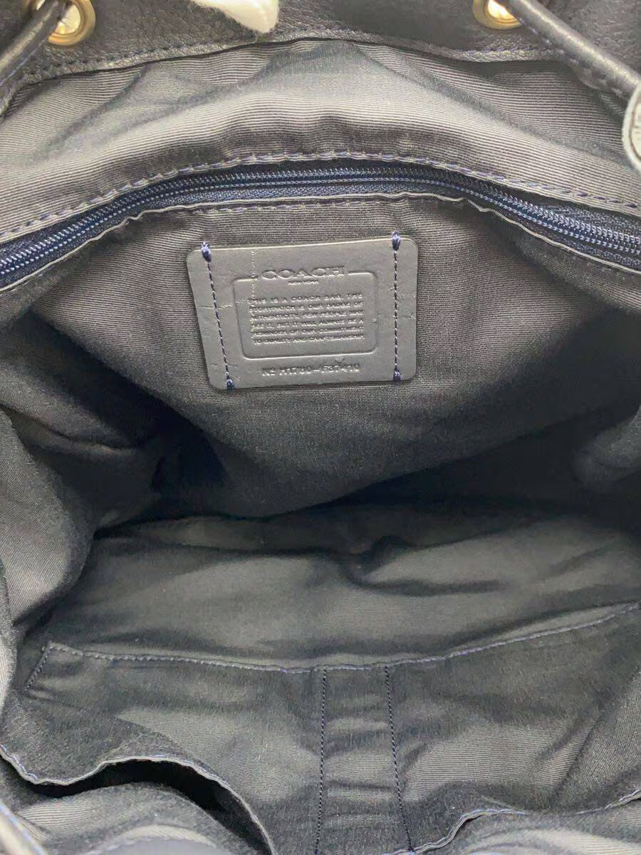 COACH Leather Bag NVY H1780-F37410