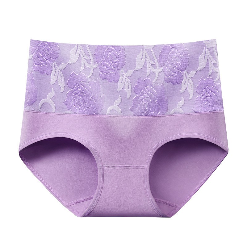 3 Pack Ladies Cotton Tummy Control Panties Leak Proof Underwear Women High Waist