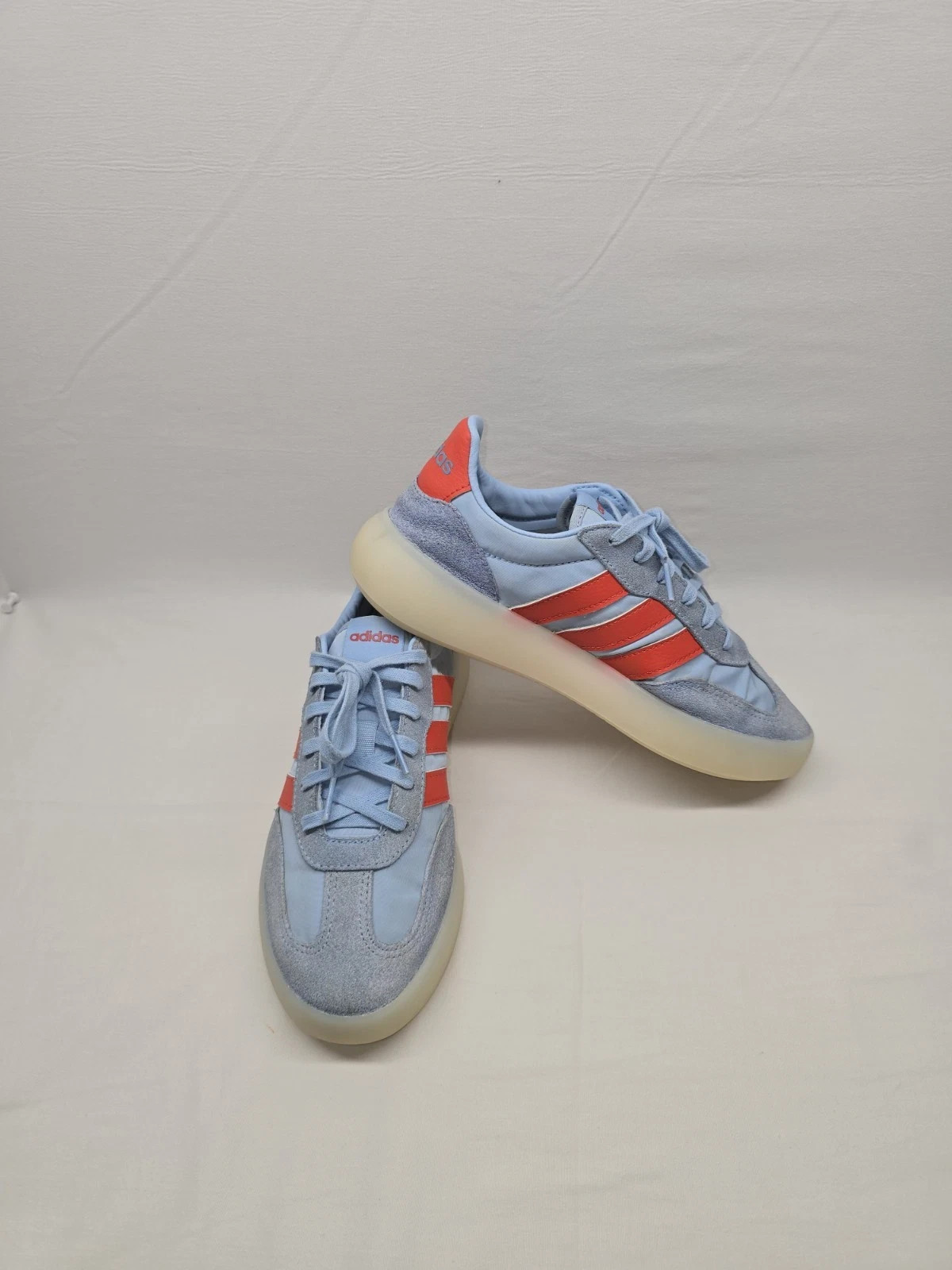 Adidas US 7 Shoes Blue/Red/White Classic Suede Retro Barreda Decode