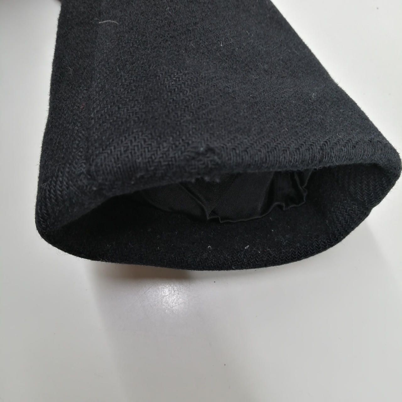 KAZUYUKI KUMAGAI ATTACHMENT Cashmere Blend Melton Coat 413063717 Ripped Used
