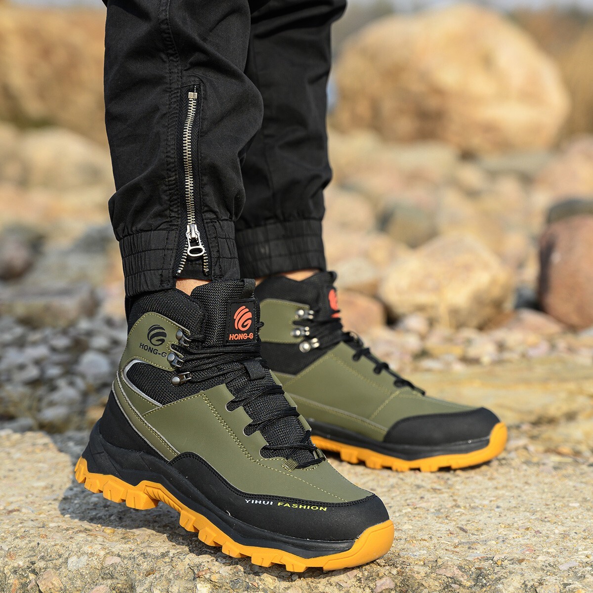 Comfortable Mens Safety Shoes Indestructible Steel Toe Work Boots Hiking Protect