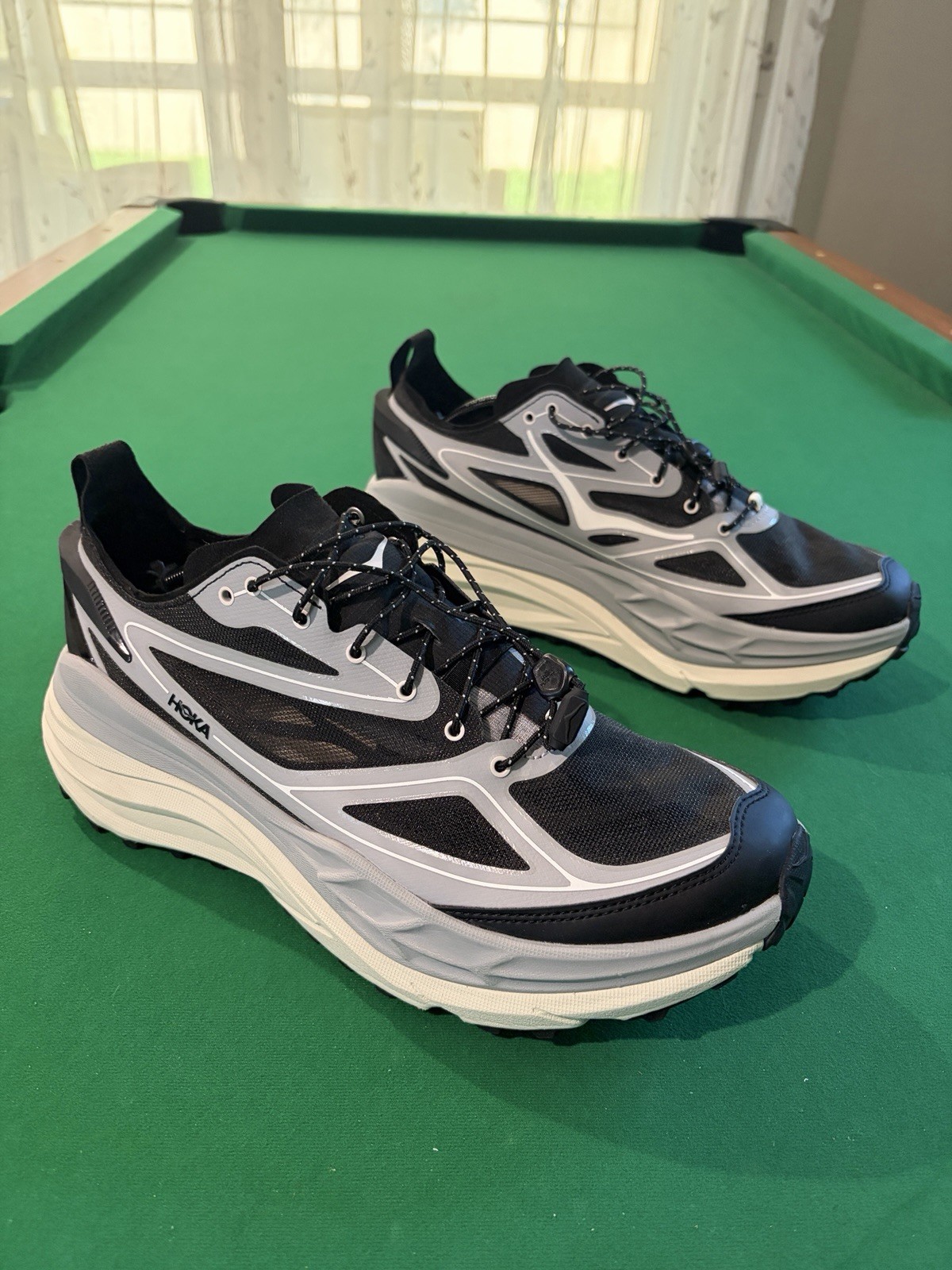 Hoka One One Stinson One7 Unisex M13 W14 Stellar Grey Eggshell Shoes 1168931 SGS