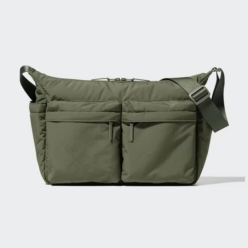 Uniqlo Multi Pocket Shoulder Bag 2 Colors Handbag For Men Messenger Bag