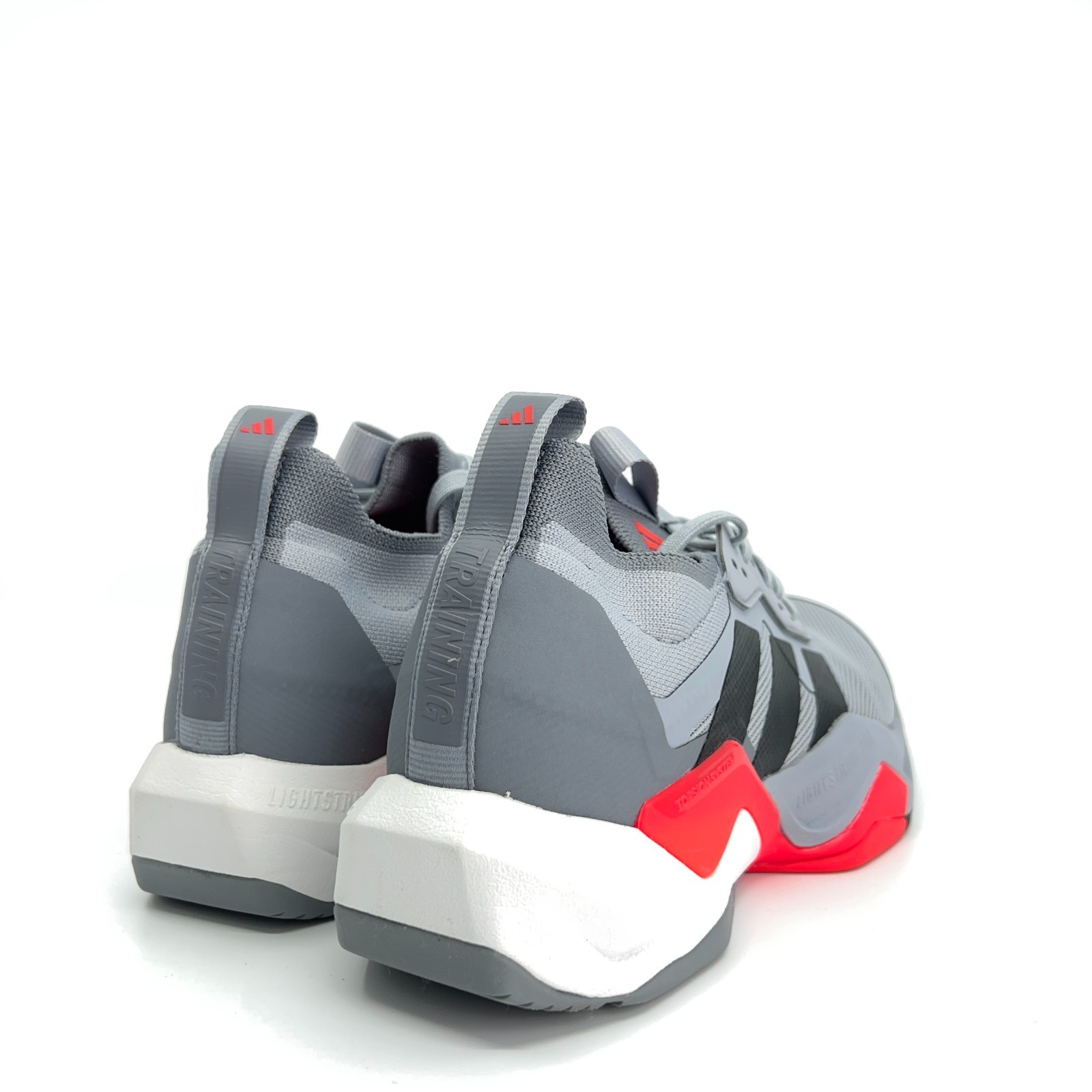 adidas Rapidmove Advance 2 Men 8.5 Halo Silver Black Lucid Red Shoes