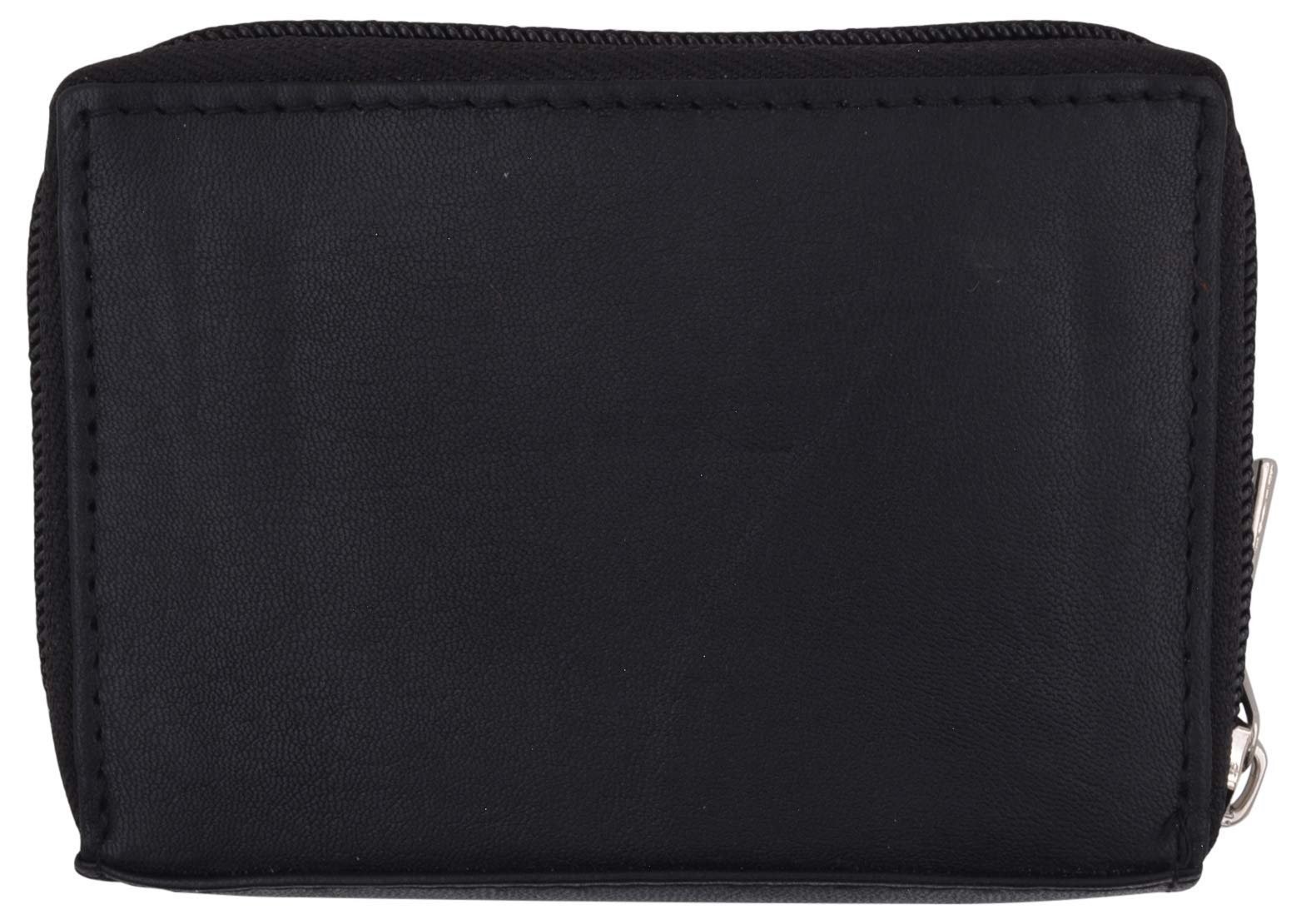 Marshal Genuine Leather Credit Card Holder Wallet Accordion Double Zipper…
