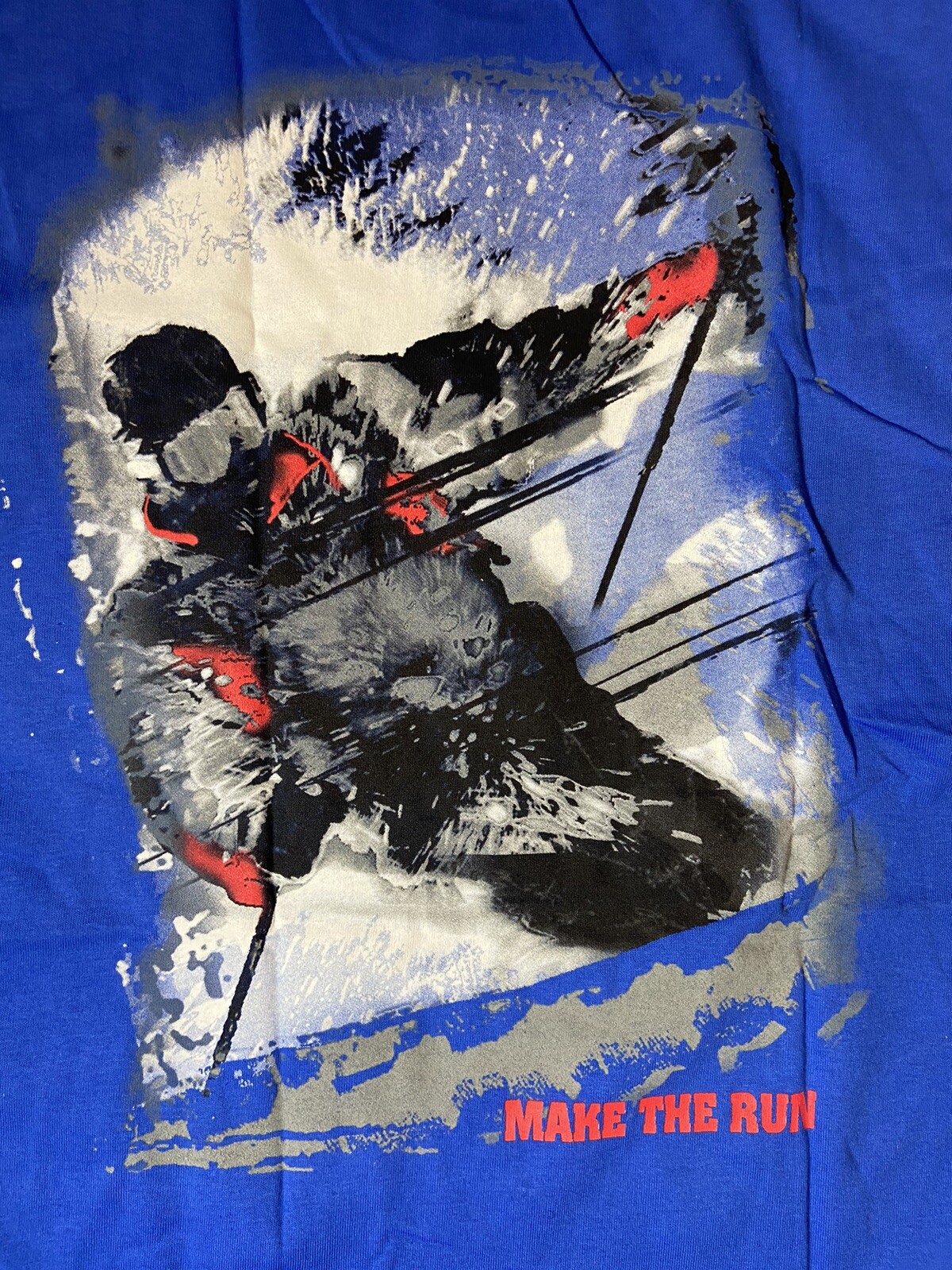 Vintage Single Stitch Marlboro Pocket T Shirt Ski Xl Usa Made 90s Nos