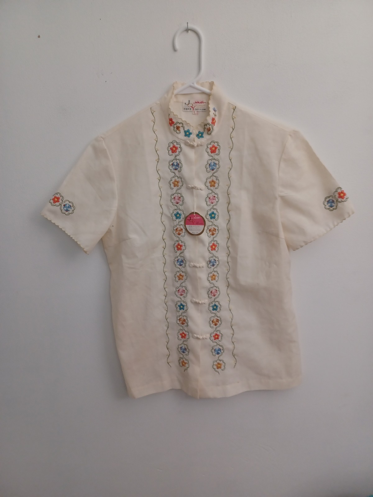 Joy Chinese Blouse,hand-embroidered,Art No.46780s,Design No.8-2026A, 2026 LNY