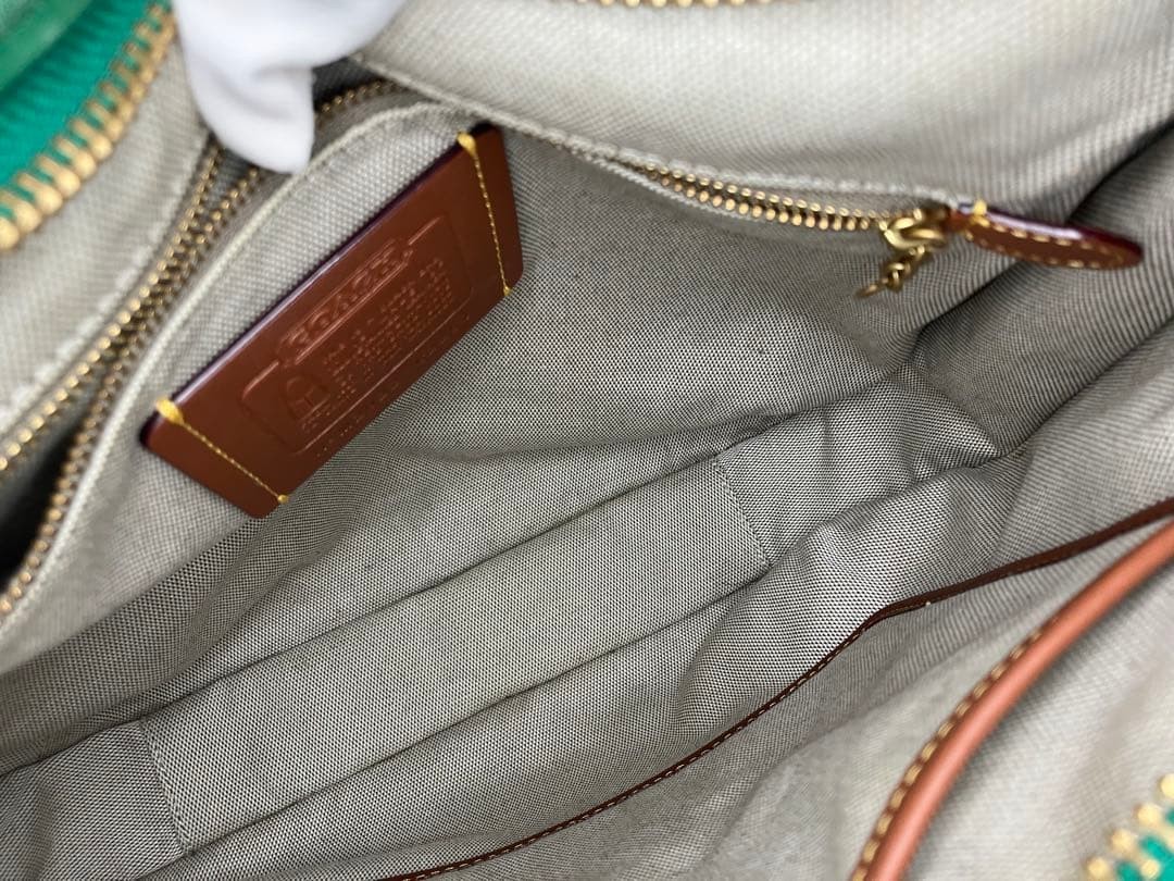 [Excellent Condition] COACH Ergo Shoulder Bag, Green, Ergo33