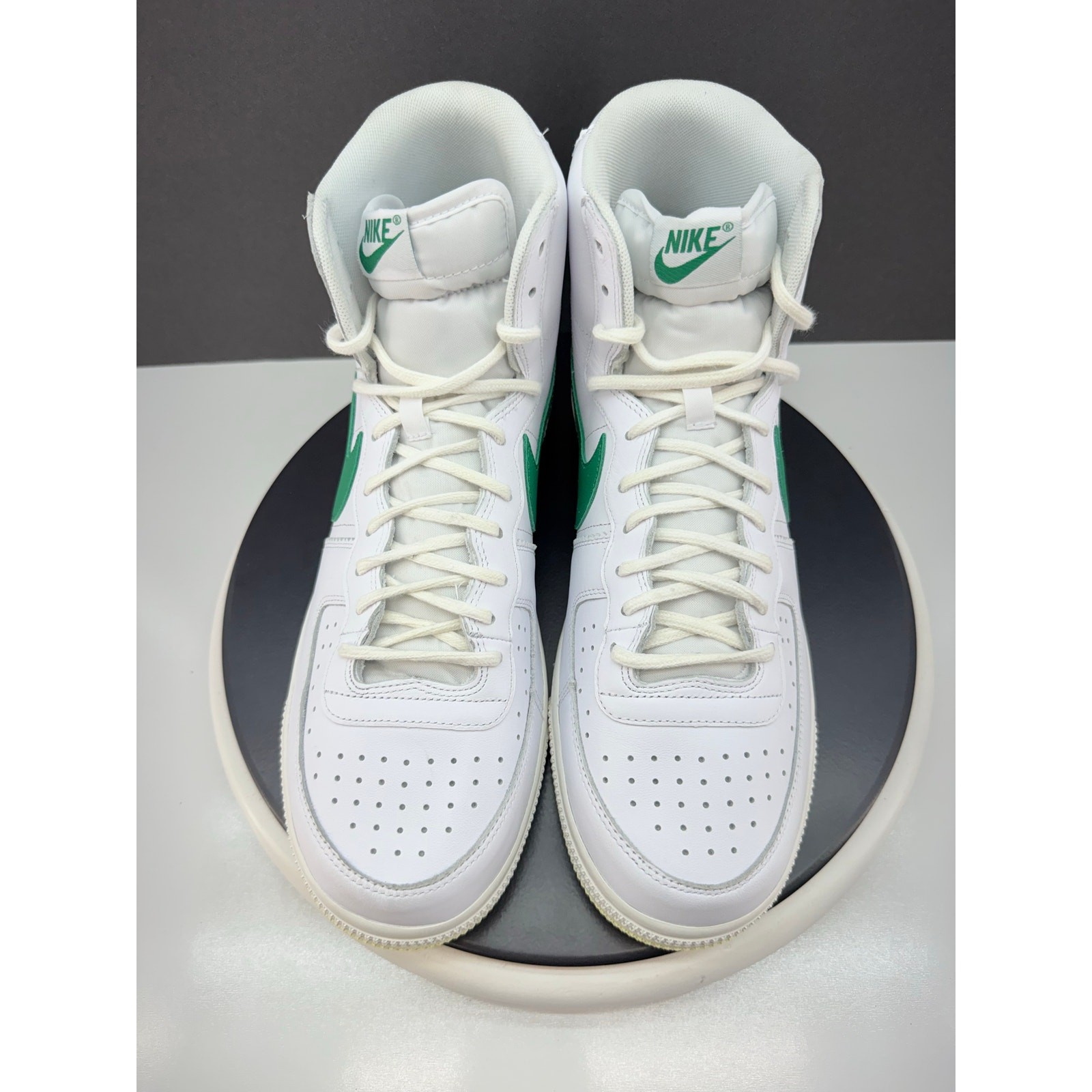 Nike Terminator High Mens 12.5 White Malachite Green Sneakers Shoes FV9350-100